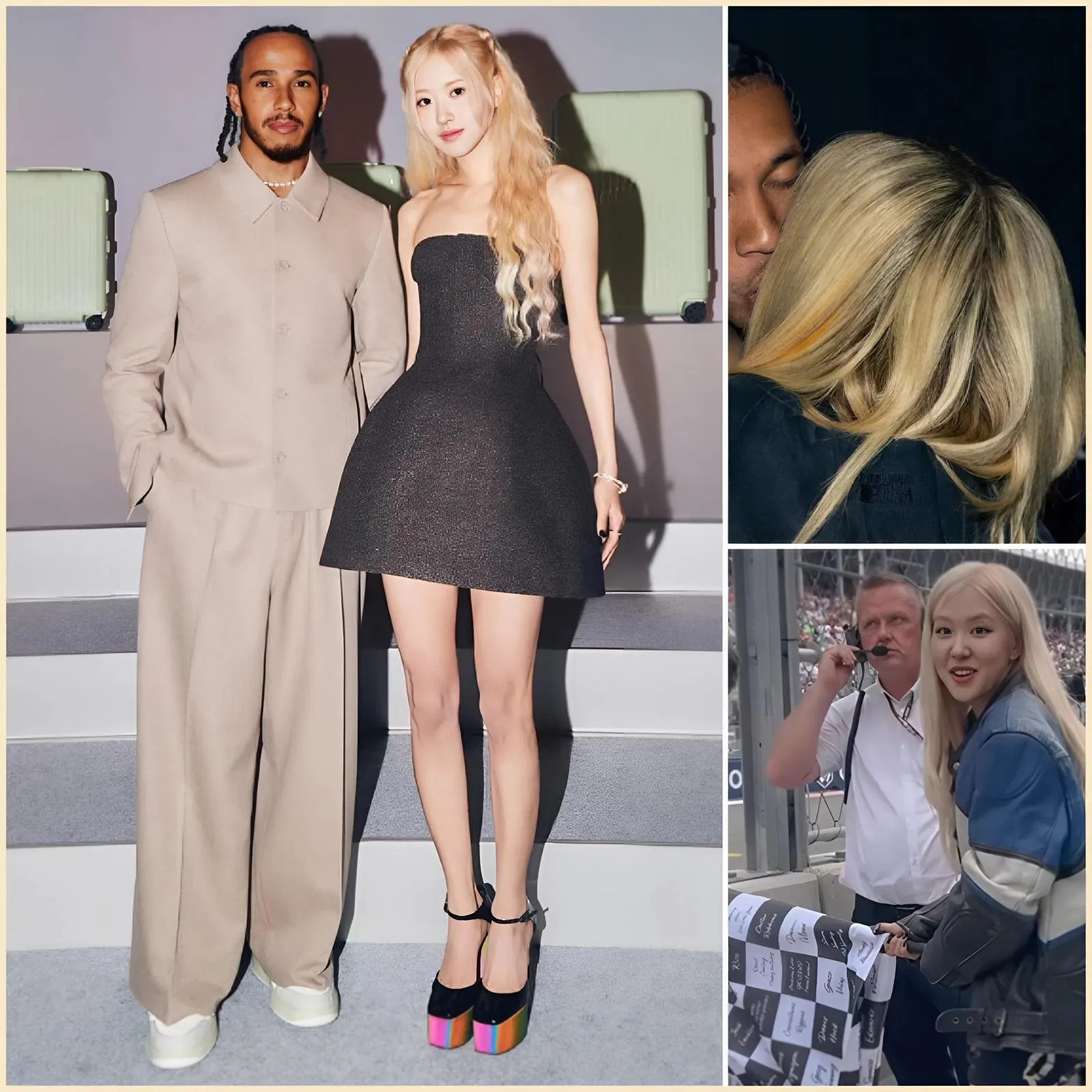 Cover Image for Lewis Hamilton e Rosé sono stati avvistati mentre uscivano insieme in segreto, scatenando rumors di un amore nascosto 👇