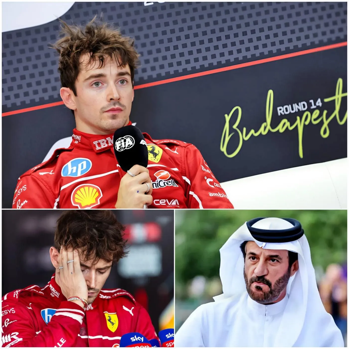 Cover Image for LECLERC COLPITO DUE VOLTE DALLA FIA: Dopo la penalità in Ungheria, un momento catturato dalle telecamere dopo la gara viene improvvisamente riesaminato – e i tifosi della Ferrari sono furiosi all’estremo!