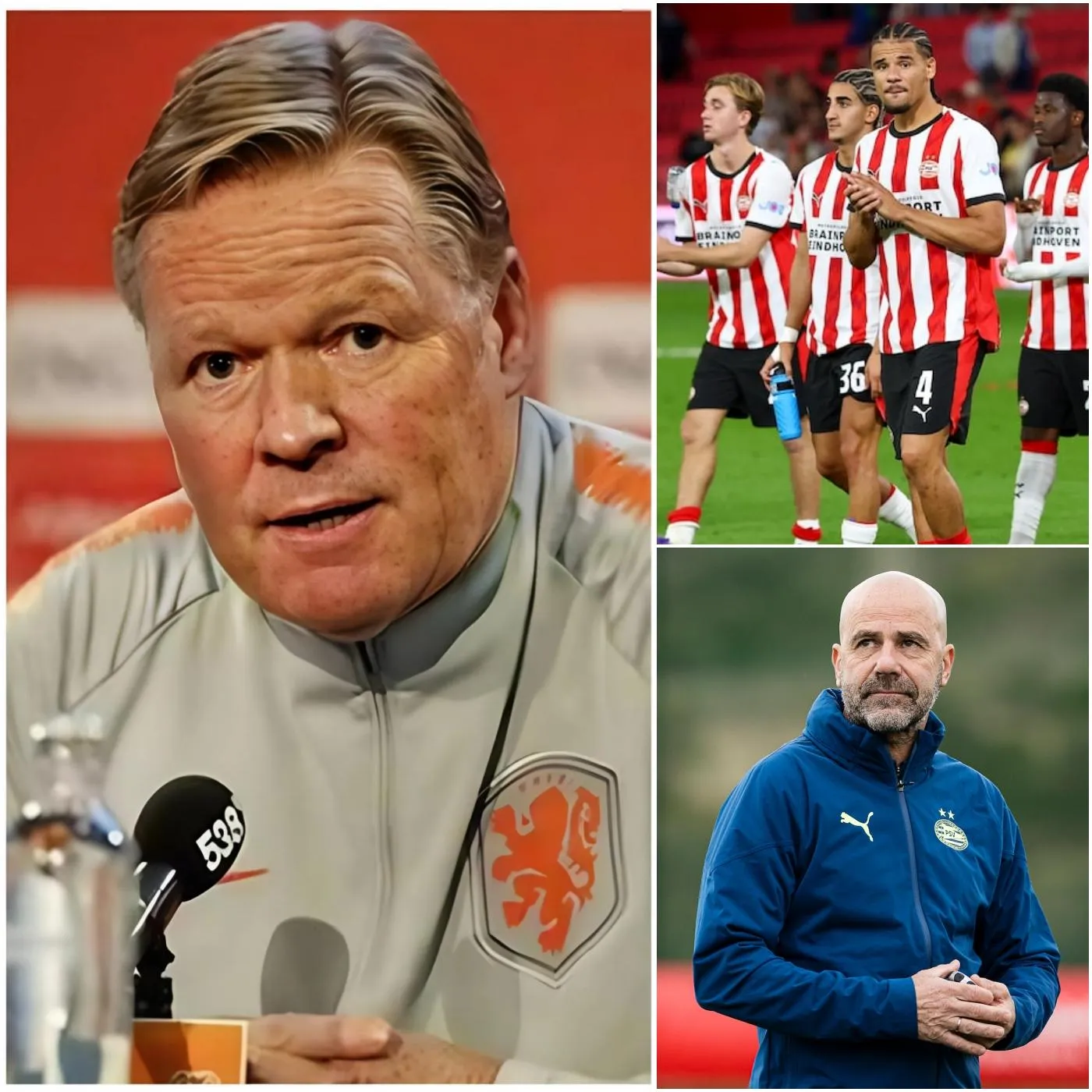 Cover Image for De bondscoach van Nederland, Ronald Koeman, heeft trainer Peter Bosz gewaarschuwd dat hij zes spelers uit de club moet verwijderen voordat het nieuwe seizoen begint. De gepubliceerde namen zullen je zeker verrassen…