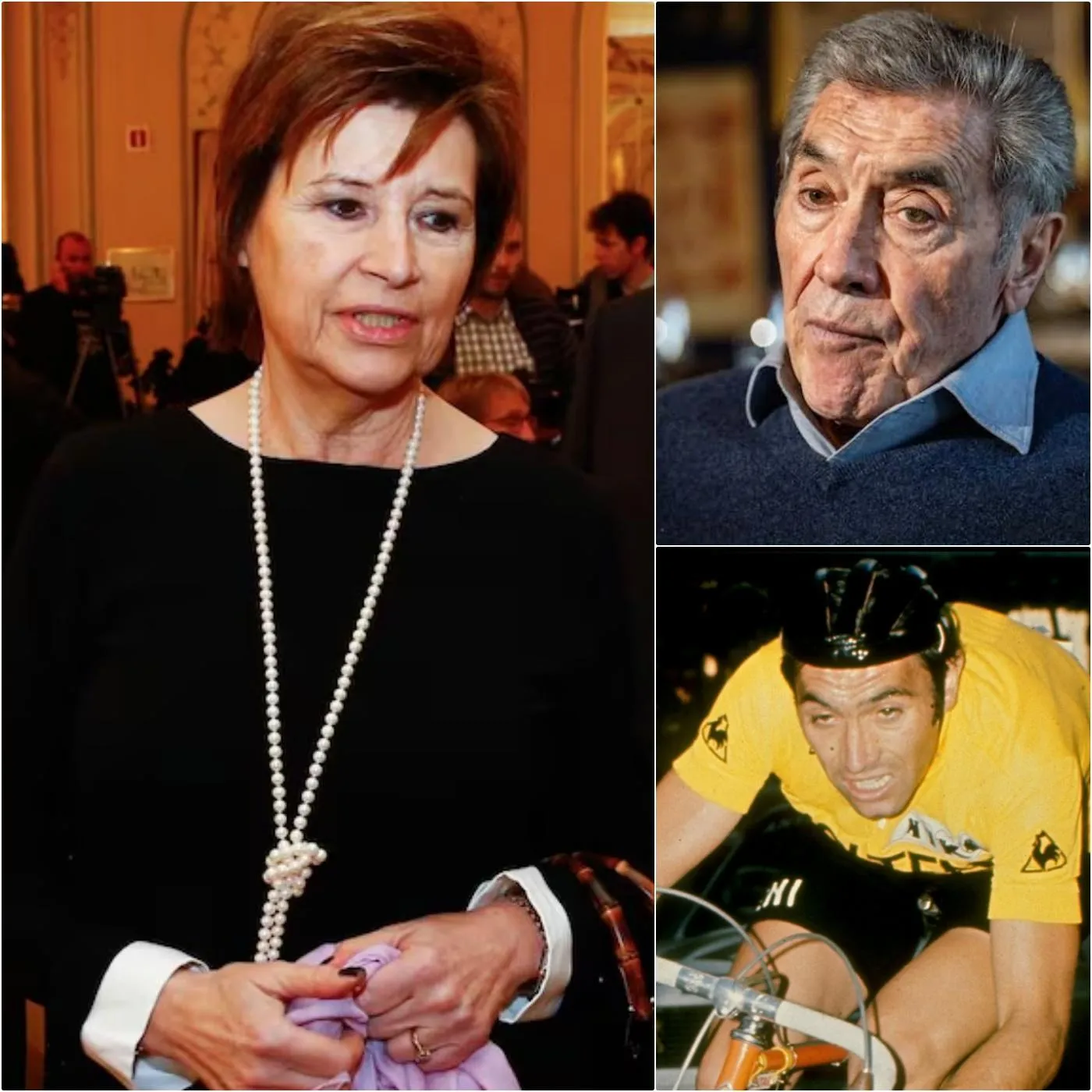 Cover Image for CATTIVE NOTIZIE: La moglie del leggendario Eddy Merckx, la signora Claudine Acou, ha appena fornito un aggiornamento sulle condizioni di salute di Eddy Merckx, preoccupando i fan di tutto il mondo… 👇👇