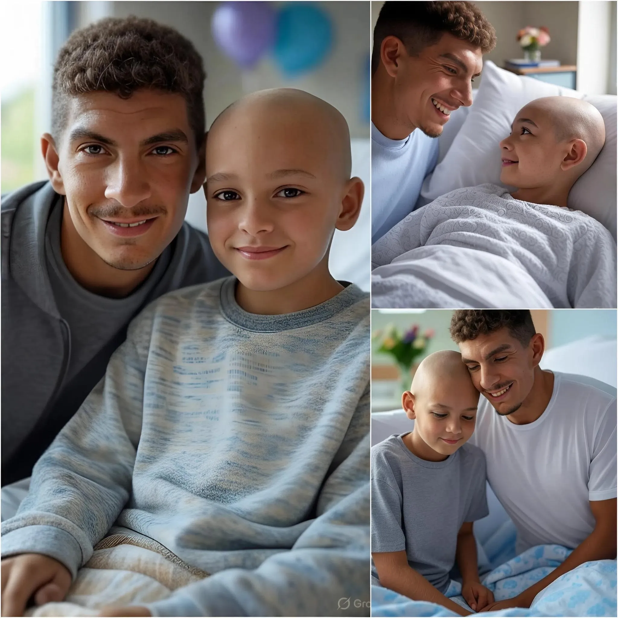 Cover Image for Un bambino di 7 anni che lottava contro un tumore maligno al cervello aveva un ultimo desiderio: chiamare il suo eroe, Giovanni Di Lorenzo. Ma quello che Giovanni Di Lorenzo ha fatto per il bambino è stato più di una semplice telefonata; è stato qualcosa di molto più grande, che ha lasciato l’ospedale e la sua famiglia sbalorditi!👇