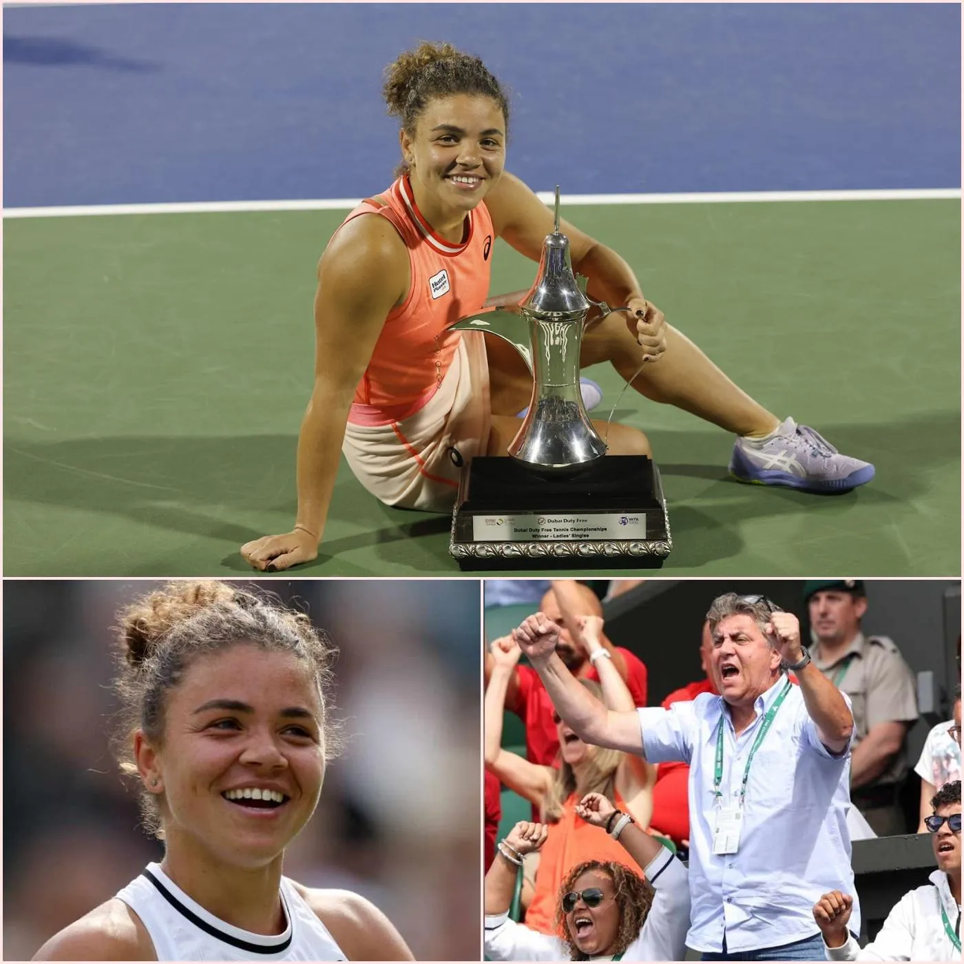 Cover Image for 💥 “LOTTO PER LA MIA FAMIGLIA E PER IL MIO PAESE!” 💥 Jasmine Paolini ha fatto esplodere il mondo quando ha sconfitto Jessica Pegula nella drammatica finale, portando a casa una vittoria storica e affermando con voce soffocata: ogni colpo di racchetta è un omaggio a sua madre e al sacro orgoglio dell’Italia. Il pubblico è scoppiato in un applauso, Paolini è salita sul nuovo monumento dello sport italiano. 🇮🇹🔥