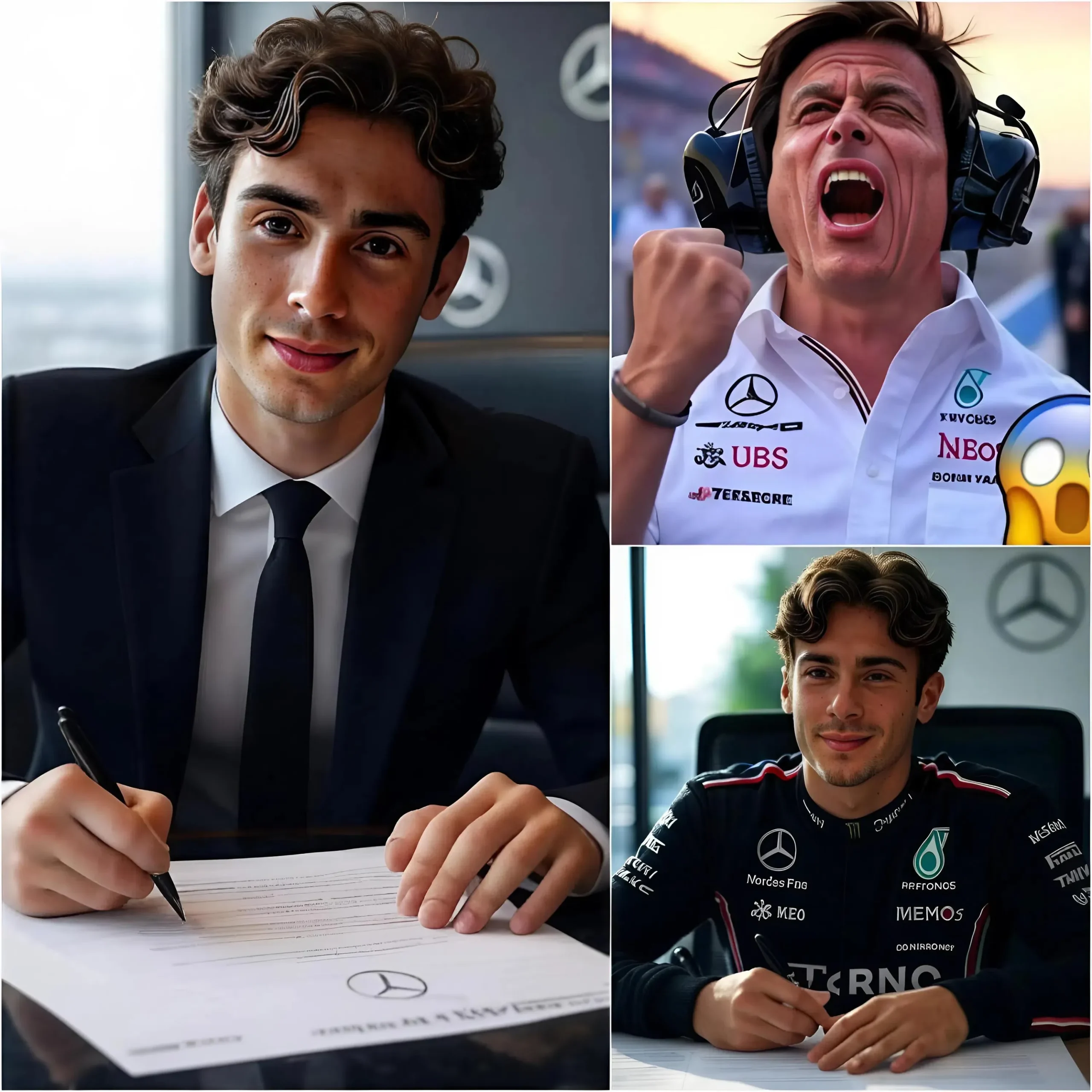 Cover Image for 👑✅ Officiële bombardementen! Franco Colapinto is de ondertekening van Mercedes tegen 2026. Mercedes News Today