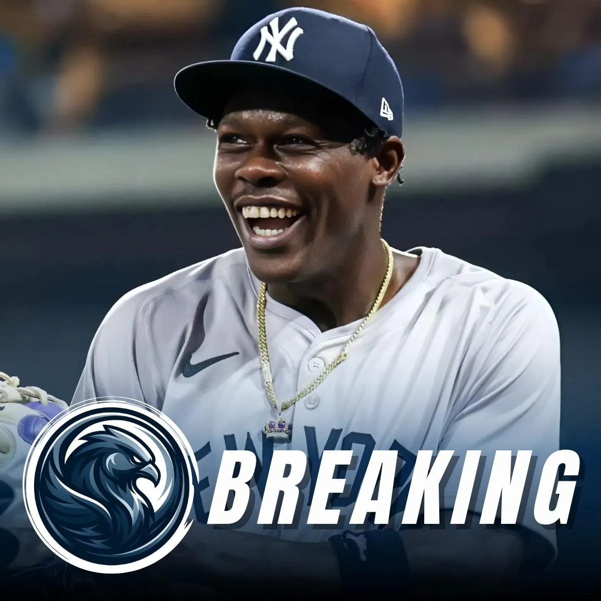 Cover Image for GOOD NEWS: Jazz Chisholm Jr. touched Yankees fans when he affirmed that he never wanted to leave, because to him, the New York Yankees were not only a team but also a ‘second family’. The star vowed to devote himself to the legendary pinstripes, considering it the greatest pride of his career