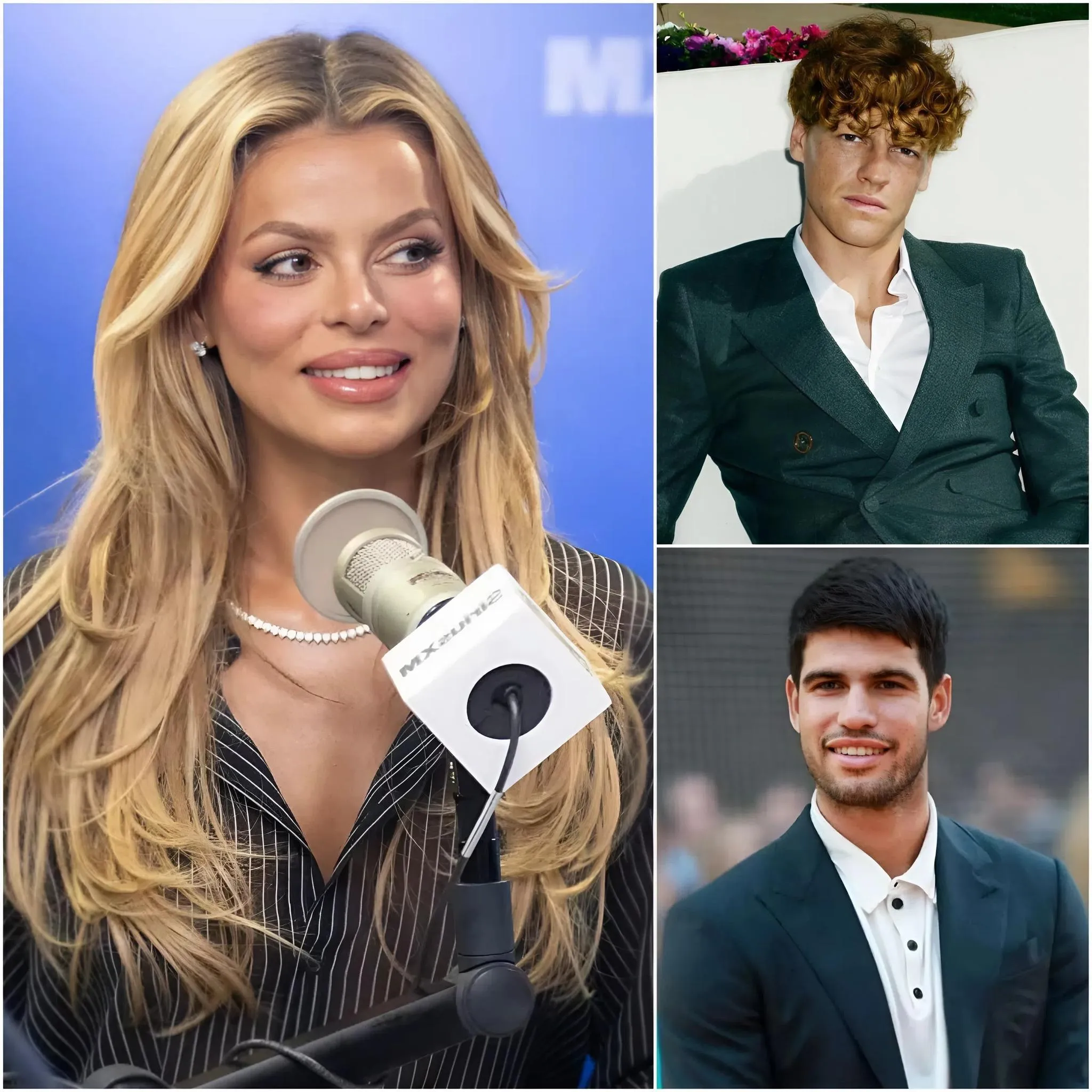 Cover Image for 🎾🔥 Triangolo amoroso da record: la top model Brooks Nader rivela una scioccante confessione sulla sua relazione con le star del tennis Jannik Sinner e Carlos Alcaraz: “Perché gli uomini possono farlo e io no?” – Una rivelazione scandalosa che ha scosso gli US Open, scatenando una furia tale da spingere i fan a competere per il premio più ambito fuori dal campo!