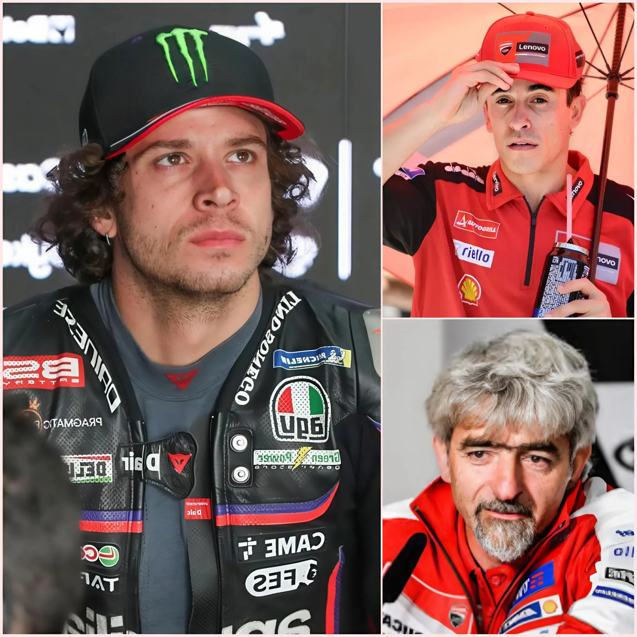 Cover Image for “HE’S A LIAR” Bezzecchi angrily recounted the moment of the collision with Marc Marquez at the Indonesian GP when the racer said that Marc Marquez had made baseless accusations against him. Immediately, boss Gigi Dall’igna responded with just 8 words