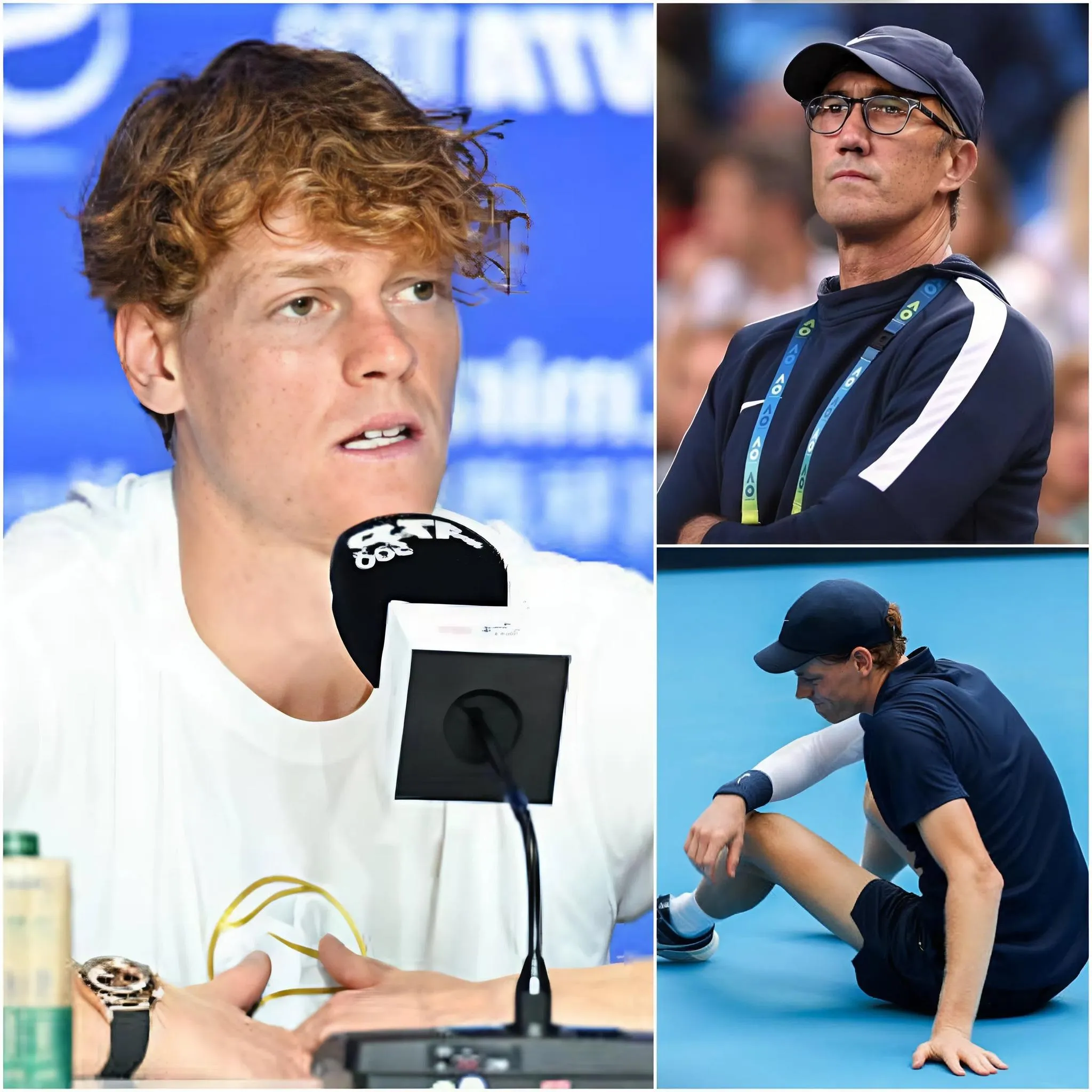 Cover Image for 10 MINUTES AGO 🔥 Jannik Sinner has sent shockwaves through the tennis world after officially announcing his retirement following the conclusion of the 2025 Shanghai Masters. His coach, Darren Cahill, has unexpectedly spoken out, revealing the real reason behind this decision, leaving millions of fans stunned and heartbroken.