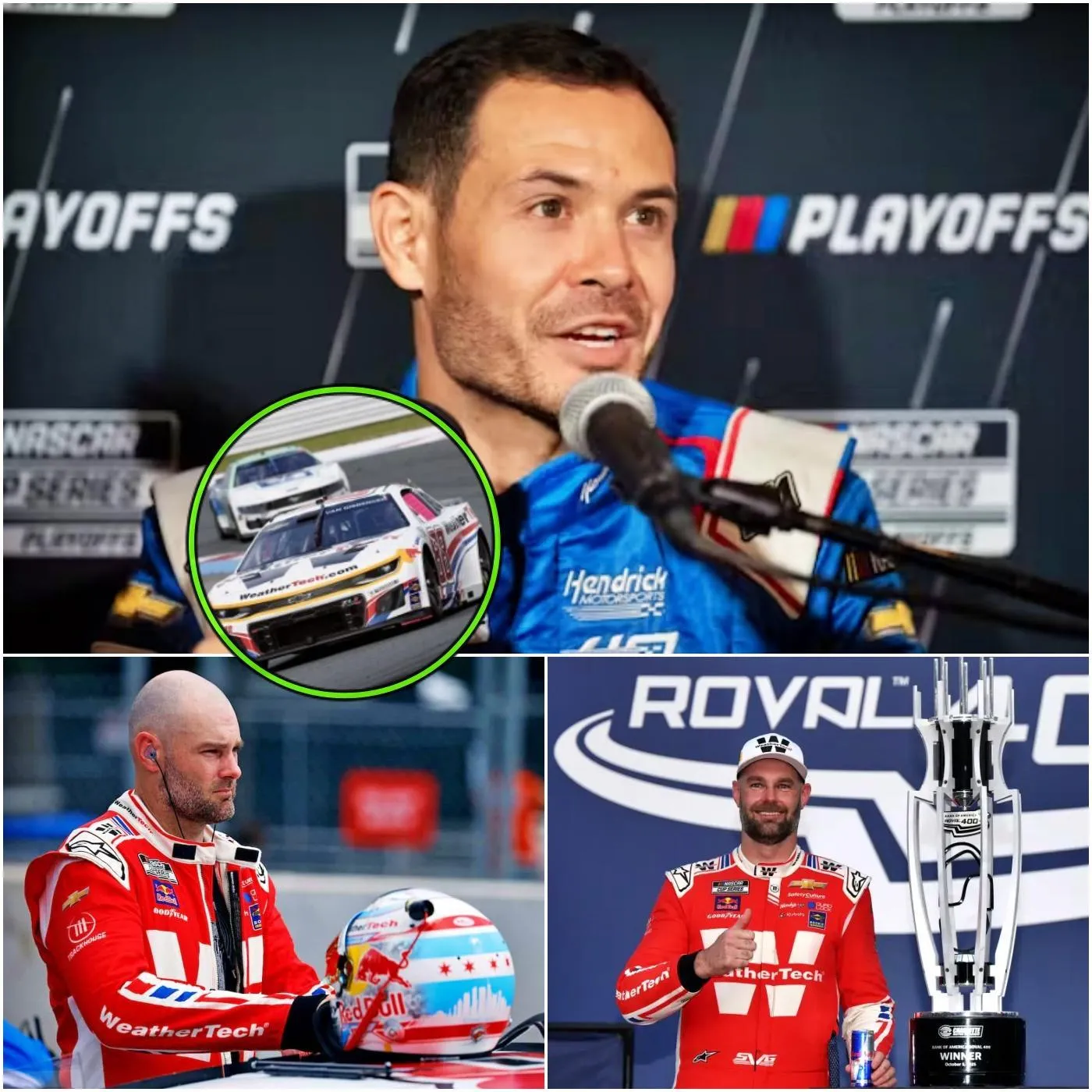 Cover Image for 🔴”HE CHEATED” Kyle Larson ACCUSED Shane van Gisbergen of using ILLEGAL technology with his car at Charlotte Motor Speedway ROVAL. NASCAR quickly launched an urgent investigation and came up with surprising results…👇