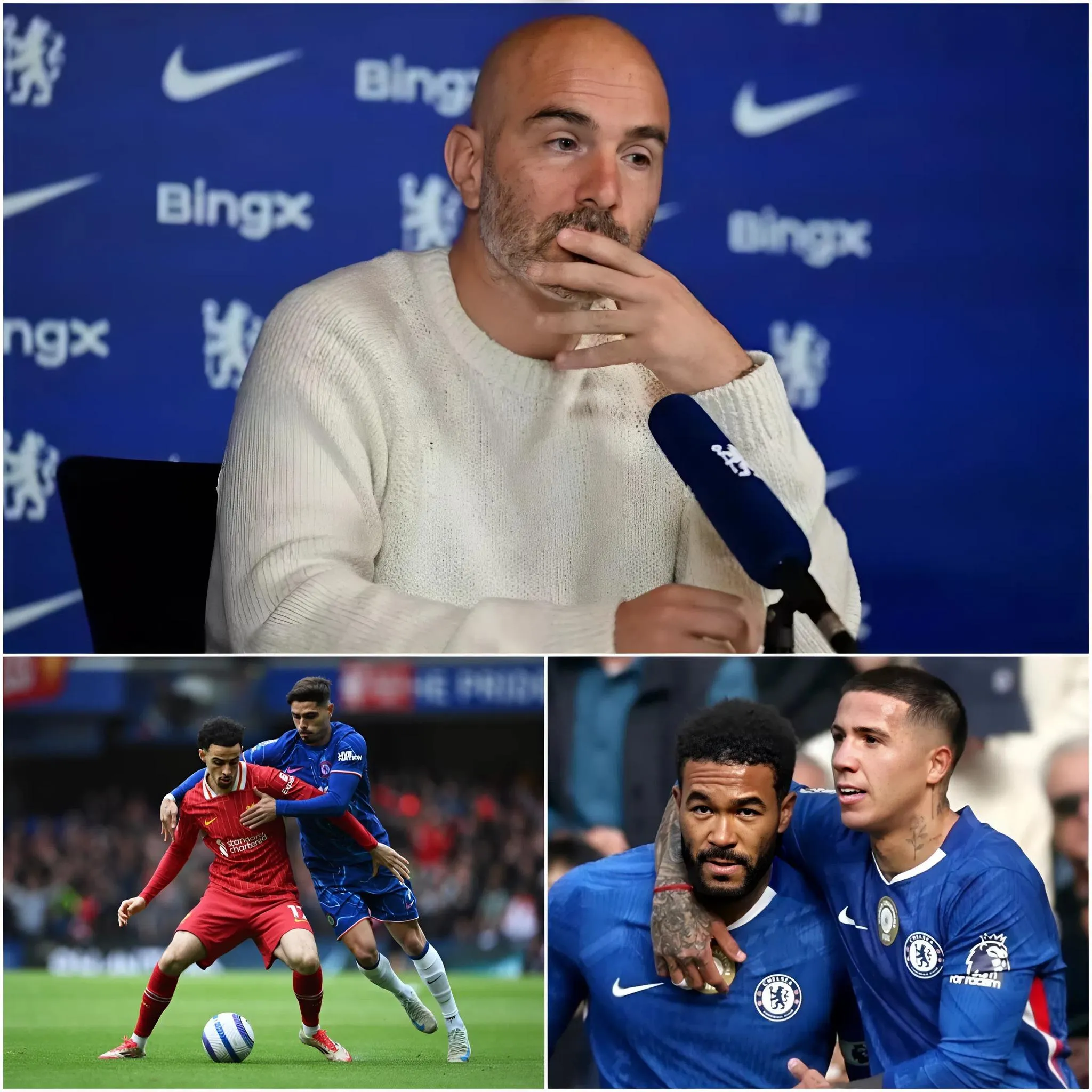 Cover Image for 📍🚨HOT NEWS: Enzo Maresca could hardly contain his excitement as he watched his team dominate the pitch, but alongside that, he also delivered sharp criticisms toward players who had yet to truly shine, urging them to elevate their game to match Chelsea’s standards. The message from the coach was clear and strong: “There’s no room for compromise; every moment on the pitch must reflect top-level quality.” All eyes are now on the players expected to shine in upcoming matches, promising to create a new wave of excitement for the fans.