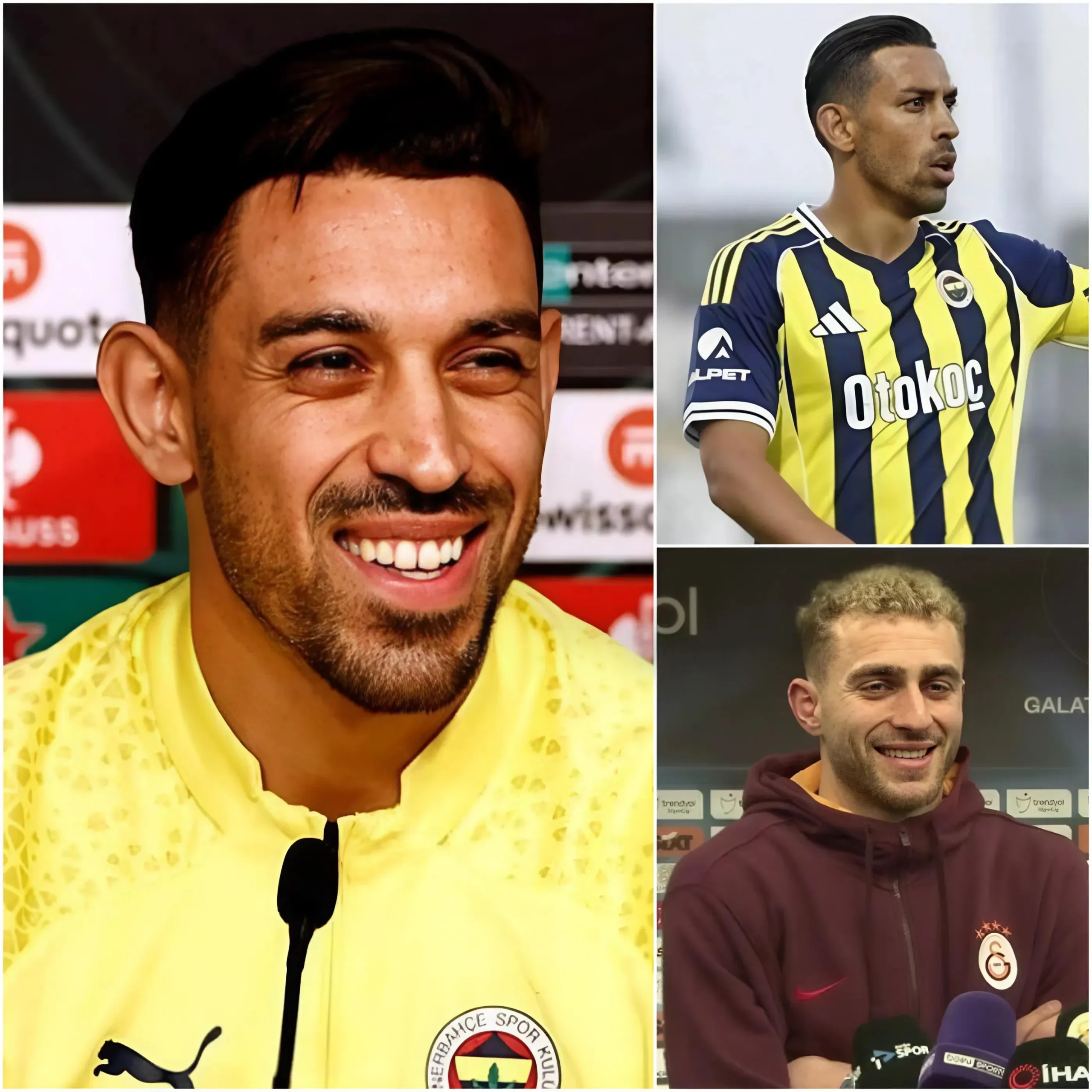 Cover Image for “Onların bu ikinci sınıf turnuvada rezil olmaya devam etmelerindense, Avrupa Ligi’nden erken elenmelerini tercih ederim!” – Galatasaraylı forvet Barış Yılmaz, Fenerbahçe’yi alaycı bir şekilde eleştirdi ve bu sözleri Türk temsilcisinin Stuttgart ile oynayacağı maç öncesinde söyledi. Bu açıklamaların ardından Fenerbahçeli futbolcu İrfan Can Kahveci, herkesi şaşkına çeviren 10 kelimelik bir mesajla Barış Yılmaz’a yanıt verdi…