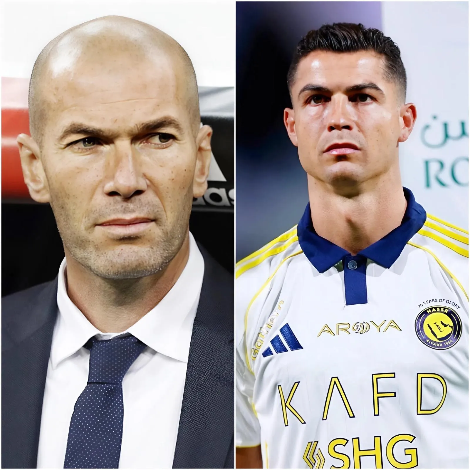 Cover Image for „Zinedine Zidane“ äußert offen seine Kritik an Ronaldo: „Er ist keine Inspiration mehr, sondern eine Barriere für die neue Generation!“ – Die französische Legende sagte harsch, dass CR7 Cristiano Ronaldo zu egoistisch gewesen sei, als er sich weigerte, seine Karriere zu beenden, obwohl er sich in seinen letzten Jahren befand. Dadurch fehle dem Fußball neue Talente und er verliere sogar kontinuierlich …