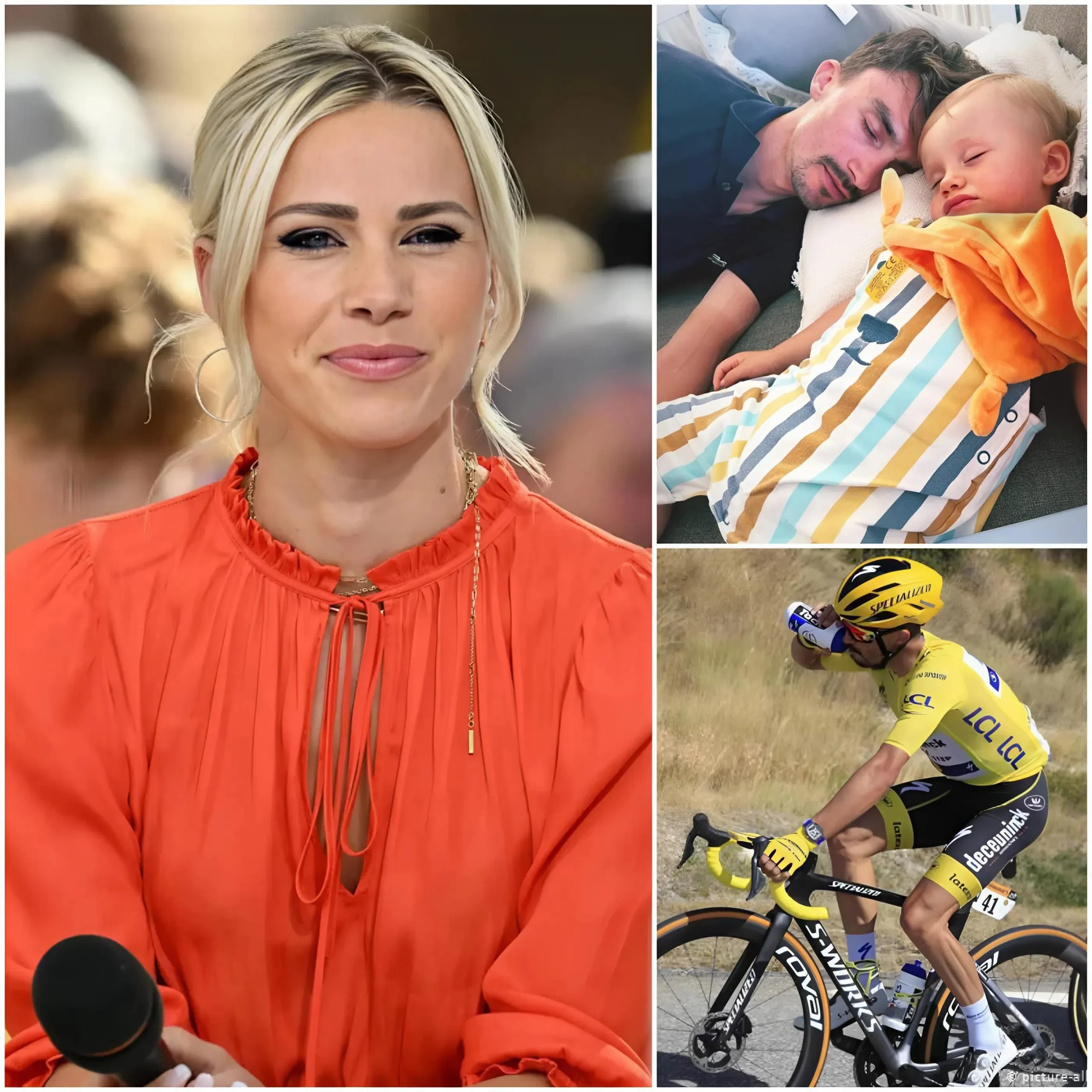 Cover Image for MAUVAISE NOUVELLE : L’épouse de Julian Alaphilippe, Marion Rousse, a fondu en larmes en parlant de la santé de Julian, laissant les fans du monde entier extrêmement inquiets… 👇👇