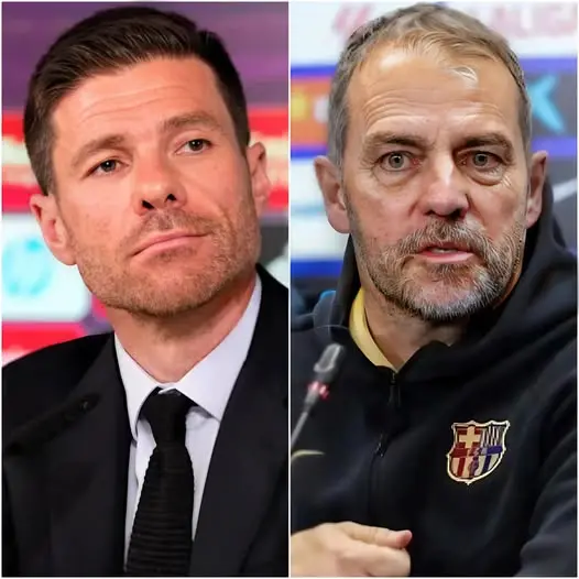 Cover Image for ¡NOTICIA IMPACTANTE! Hansi Flick soltó 8 palabras provocadoras a Xabi Alonso antes del Clásico, ¡y Xabi contraatacó, dejando a toda Europa en silencio!