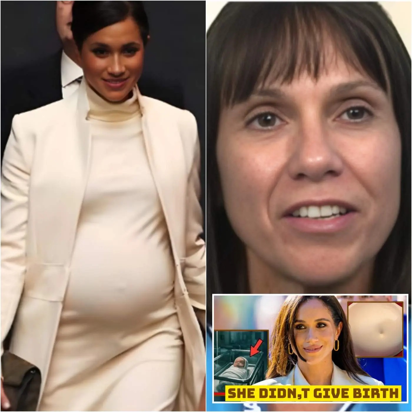 Cover Image for “SHE DIDN’T GIVE BIRTH?!” — Meghan Markle Explodes In Shock And Fury Over Hospital Insider Claims 💥💔