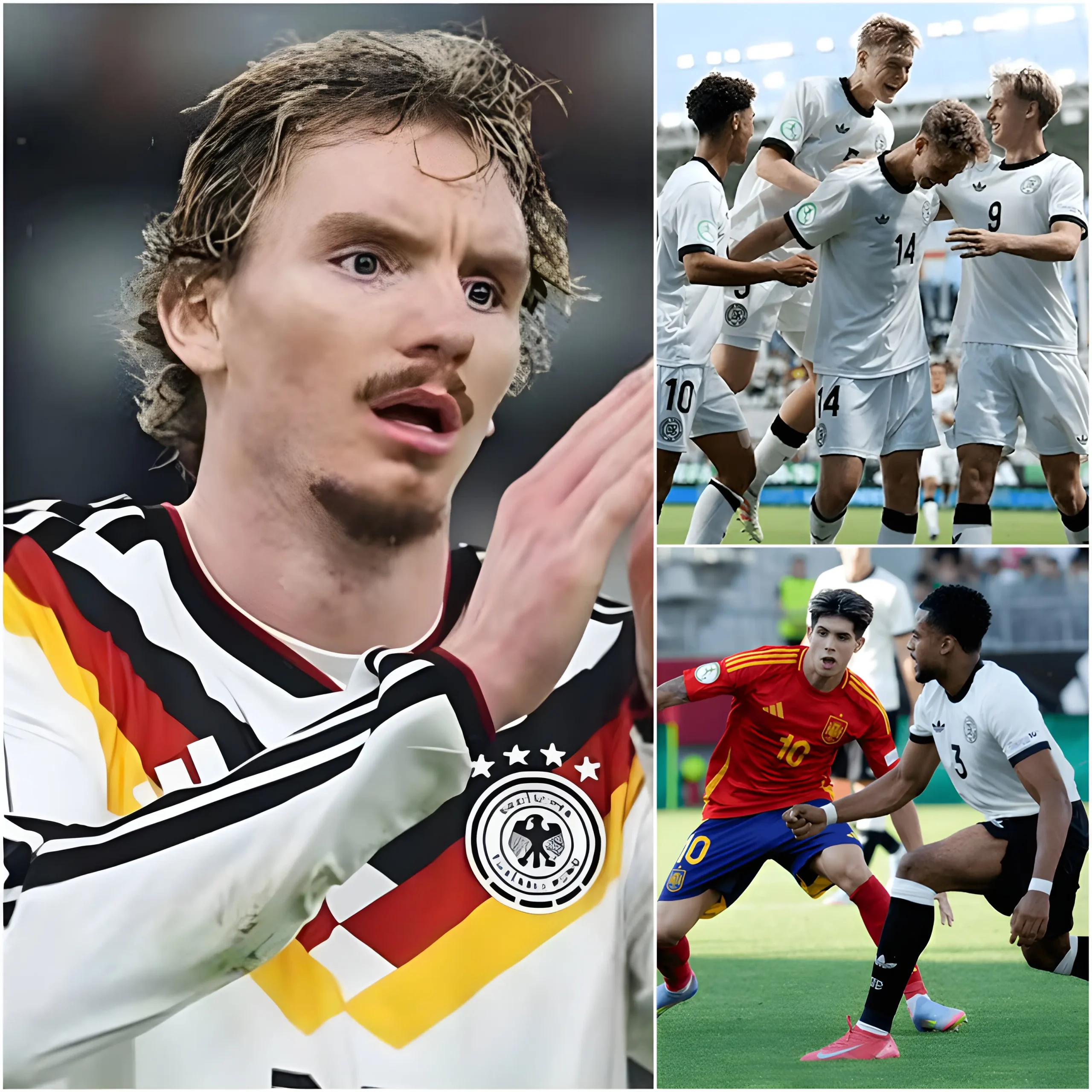 Cover Image for Die deutsche Nationalmannschaft plant, einen besonderen Nachwuchsstar im Spiel gegen die Slowakei vorzustellen. Stürmer Nick Woltemade bezeichnete den Spieler persönlich als „Thomas Müller 2.0“ und ist überzeugt, dass er sogar noch besser sein wird als er selbst. Der Spieler, der bald sein Debüt geben wird, wird alle überraschen…