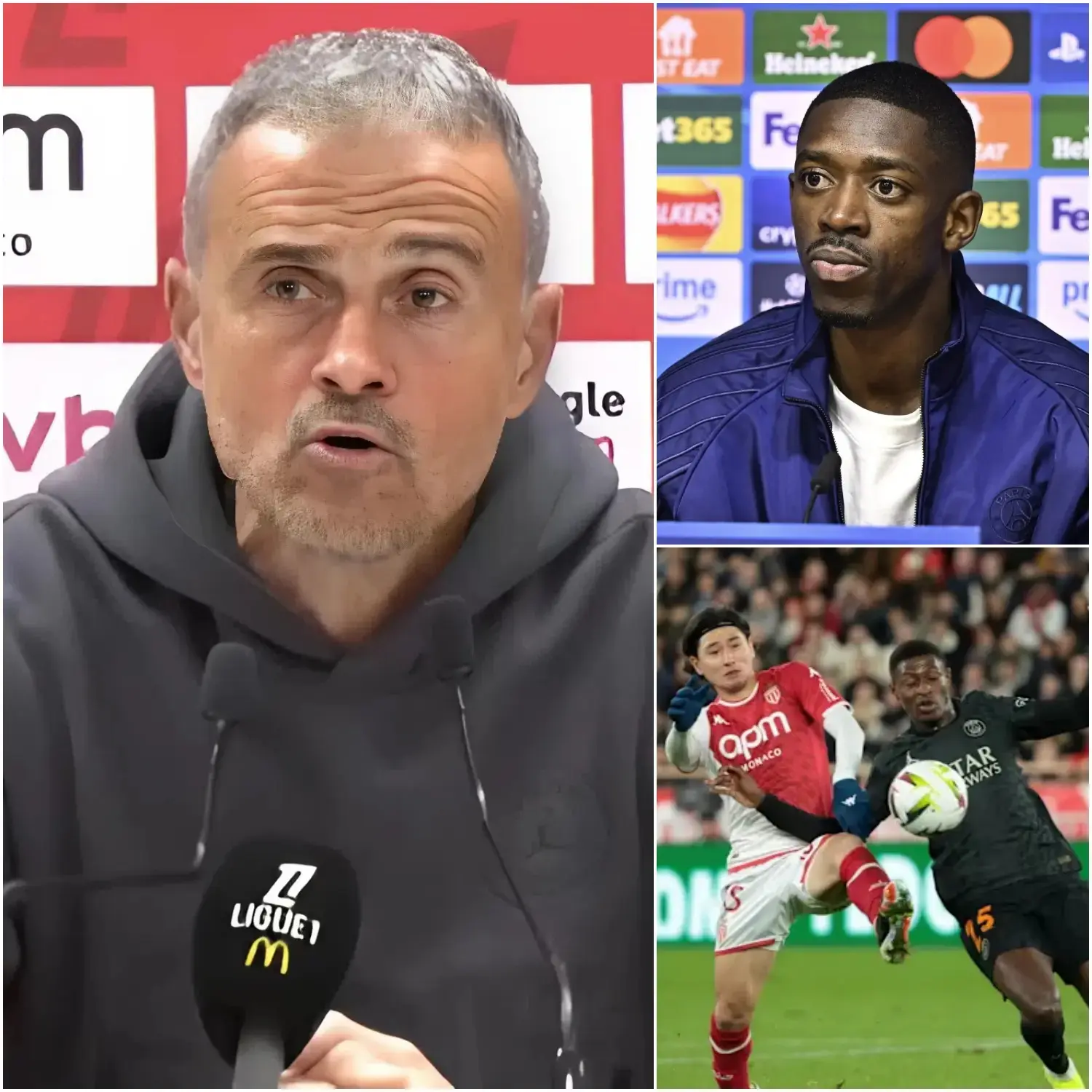 Cover Image for « Ce sera la dernière fois qu’il jouera pour le PSG » – L’entraîneur Luis Enrique a annoncé officiellement l’exclusion d’un joueur du PSG et a affirmé qu’il ne le rappellerait jamais. Luis Enrique a expliqué que ce joueur avait semé la zizanie dans le vestiaire, brisé la cohésion de l’équipe et été à l’origine de nombreux conflits internes, notamment la défaite 1-0 face à l’AS Monaco. C’est Ousmane Dembélé qui a fait le rapport et a tout raconté à l’entraîneur Luis Enrique. Le nom du joueur définitivement exclu a surpris tout le monde… Découvrez-le ci-dessous !