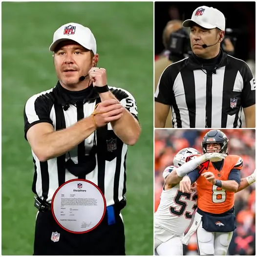 Cover Image for “ONE GAME – A HISTORICAL SENTENCE.” 👉 Referee Alex Kemp, who officiated the game between the Denver Broncos and the New England Patriots, received an EXTREMELY HARSH disciplinary action following a series of serious violations. An unprecedented sentence in NFL history. Read the full story in the comments below 👇