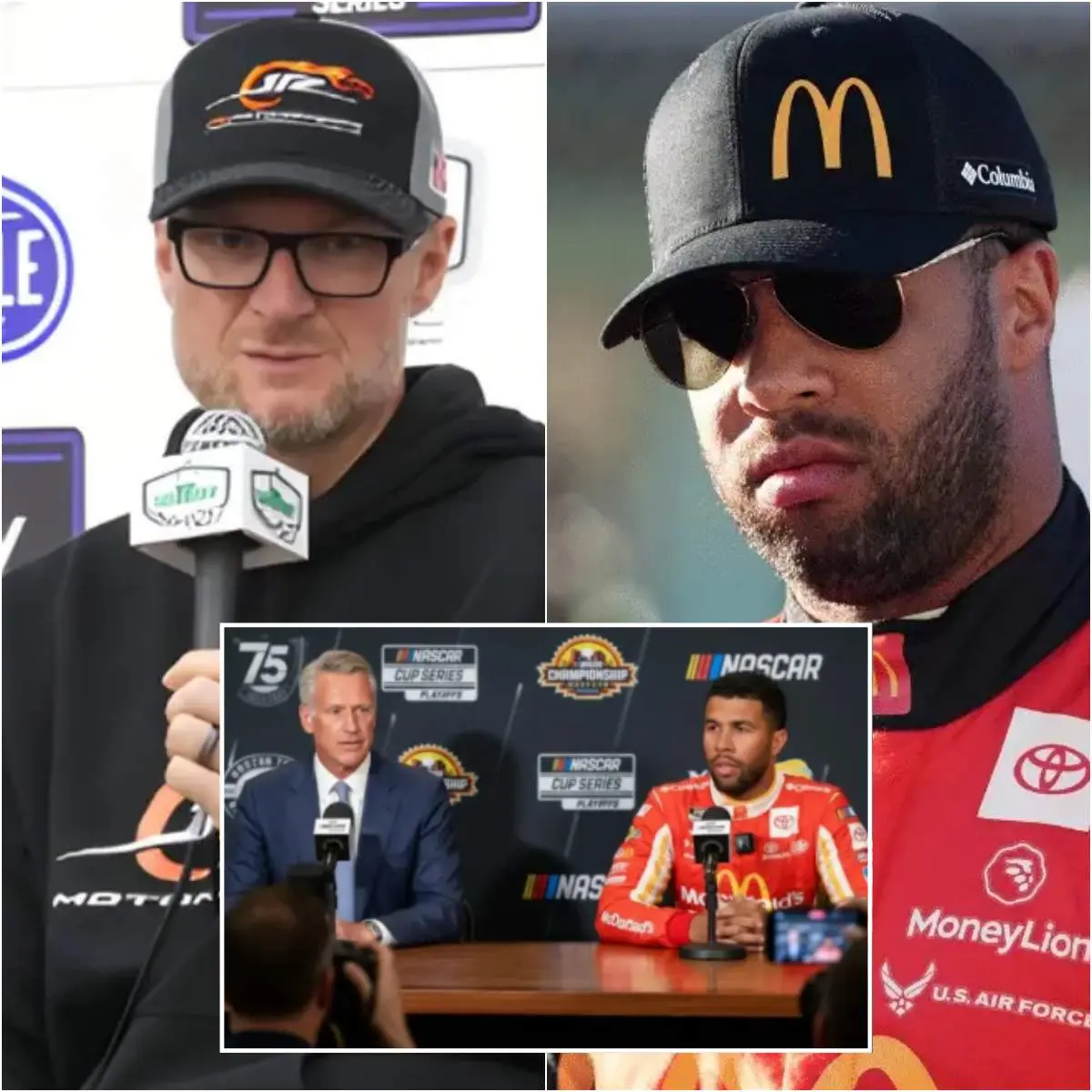 Cover Image for Breaking news 🚨 10 MINUTES AGO: “That was a wrong decision… and NASCAR will have to pay the price.” Right after the petition targeting Bubba Wallace was rejected, Dale Earnhardt Jr. refused to stay silent. In a bold and confrontational move, he publicly accused NASCAR’s top leadership of being “hypocritical,” while also revealing previously undisclosed behind-the-scenes details related to this controversial ruling.