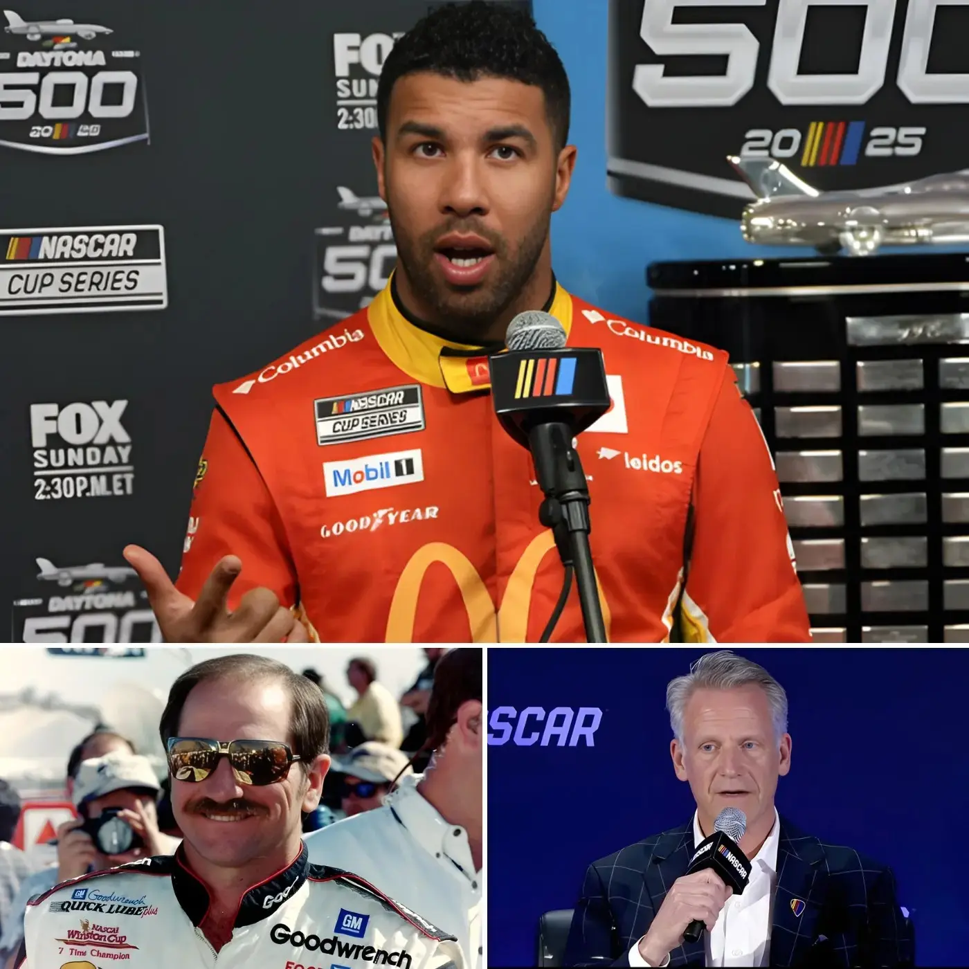 Cover Image for JUST NOW🚨: “Accept or leave…” — NASCAR has just issued a shocking statement directly to the 23XI Racing team following Bubba Wallace’s offensive remarks about legend Dale Earnhardt Sr. ahead of the Daytona 500, which have shaken the entire racing world and sparked a heated debate across motorsports.👇
