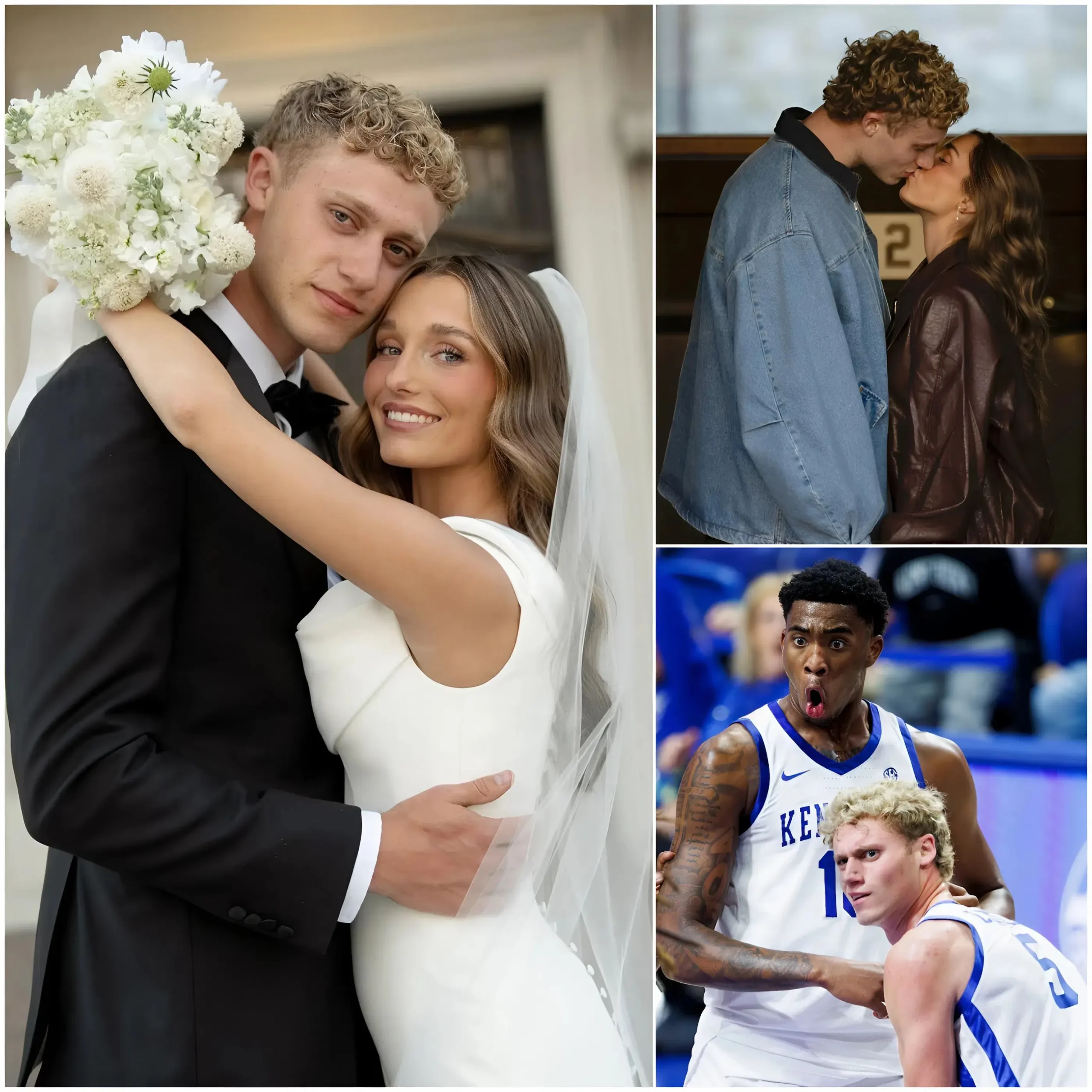 Cover Image for Congratulations to Collin Chandler and Hannah Clark: NO MORE RUMOR! Kentucky Wildcats star Collin Chandler and Hannah Clark are married, and the wedding has sent fans and celebrities into a frenzy. The couple, whose romance has garnered media attention since Collin Chandler announced his engagement to Hannah Clark on their December 2024 Instagram post, exchanged vows in a lavish ceremony attended by some of the biggest names in sports and entertainment. The event was a beautiful celebration of love, marking a memorable moment in the couple’s journey.