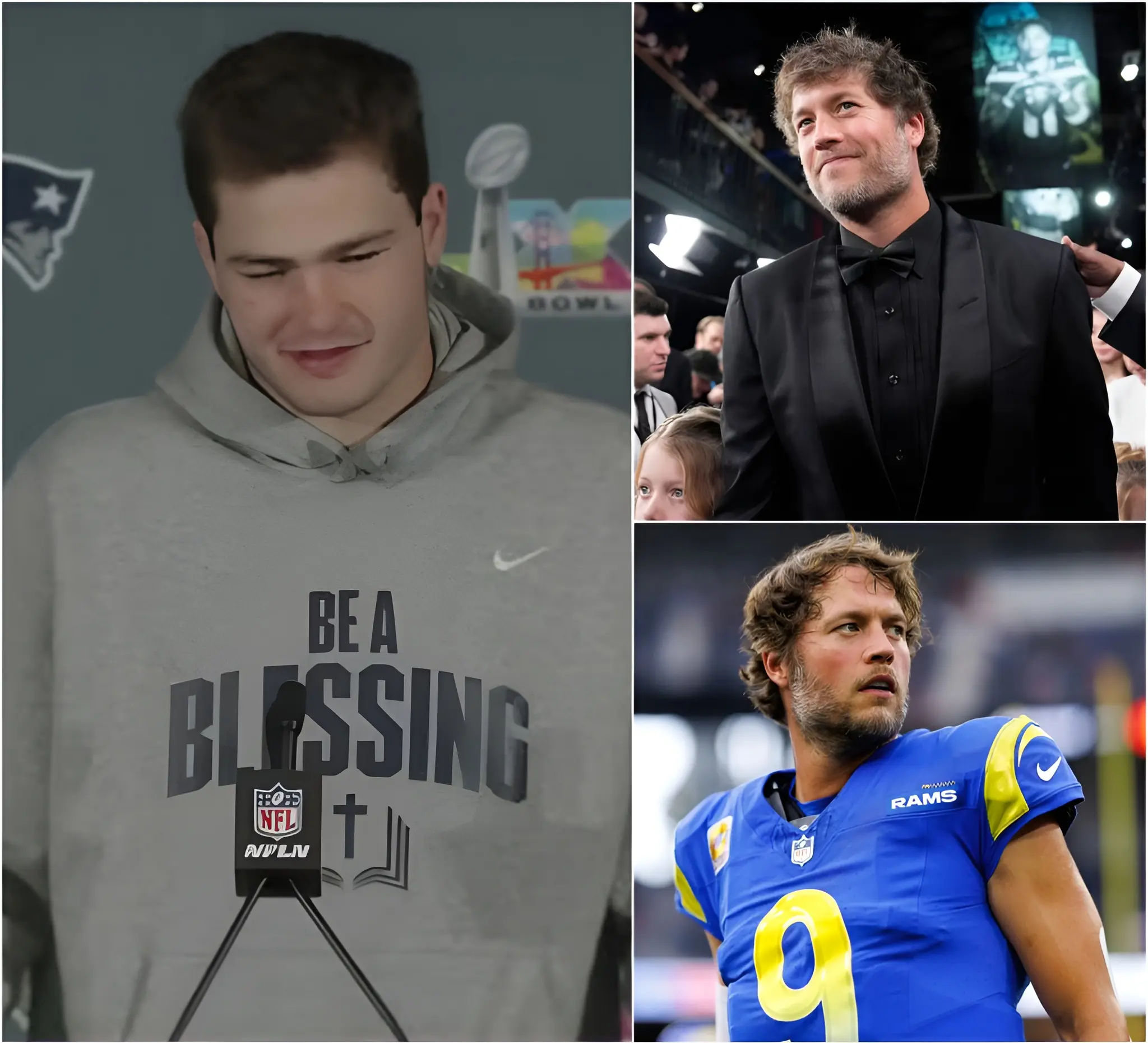 Cover Image for “You deserved it!” Patriots star Drake Maye congratulated Rams quarterback Matthew Stafford on winning the NFL MVP 2025. He acknowledged Stafford’s outstanding season, saying, “Stafford showed incredible leadership and resilience, leading his team through every challenge.” Maye also praised the veteran for his ability to perform at an elite level, despite facing adversity. As for his own team, Maye confidently added, “Now, it’s our turn. We’re locked in for Super Bowl LX, and we’re bringing the trophy back to New England — Seattle won’t know what hit them.”