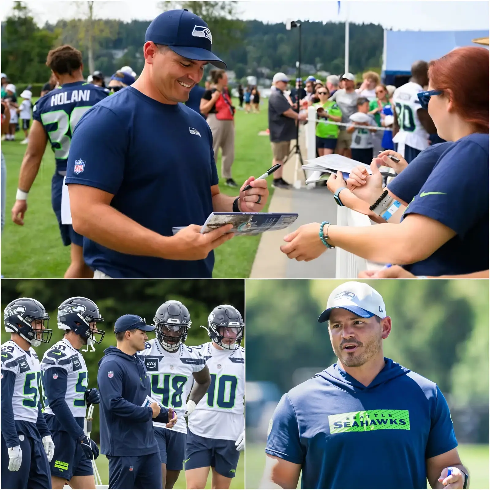 Cover Image for Before the final practice ahead of the game against the New England Patriots, head coach Mike Macdonald asked the entire Seattle Seahawks roster to gather at midfield. Not to discuss schemes. Not to review assignments. But to say the things he believed should only be said before a game like this. Several players nodded. Some stared at the turf, fists clenched. A few swallowed hard. Then, just before dismissing the team, Macdonald delivered 11 words that left the huddle silent and more than a few eyes wet