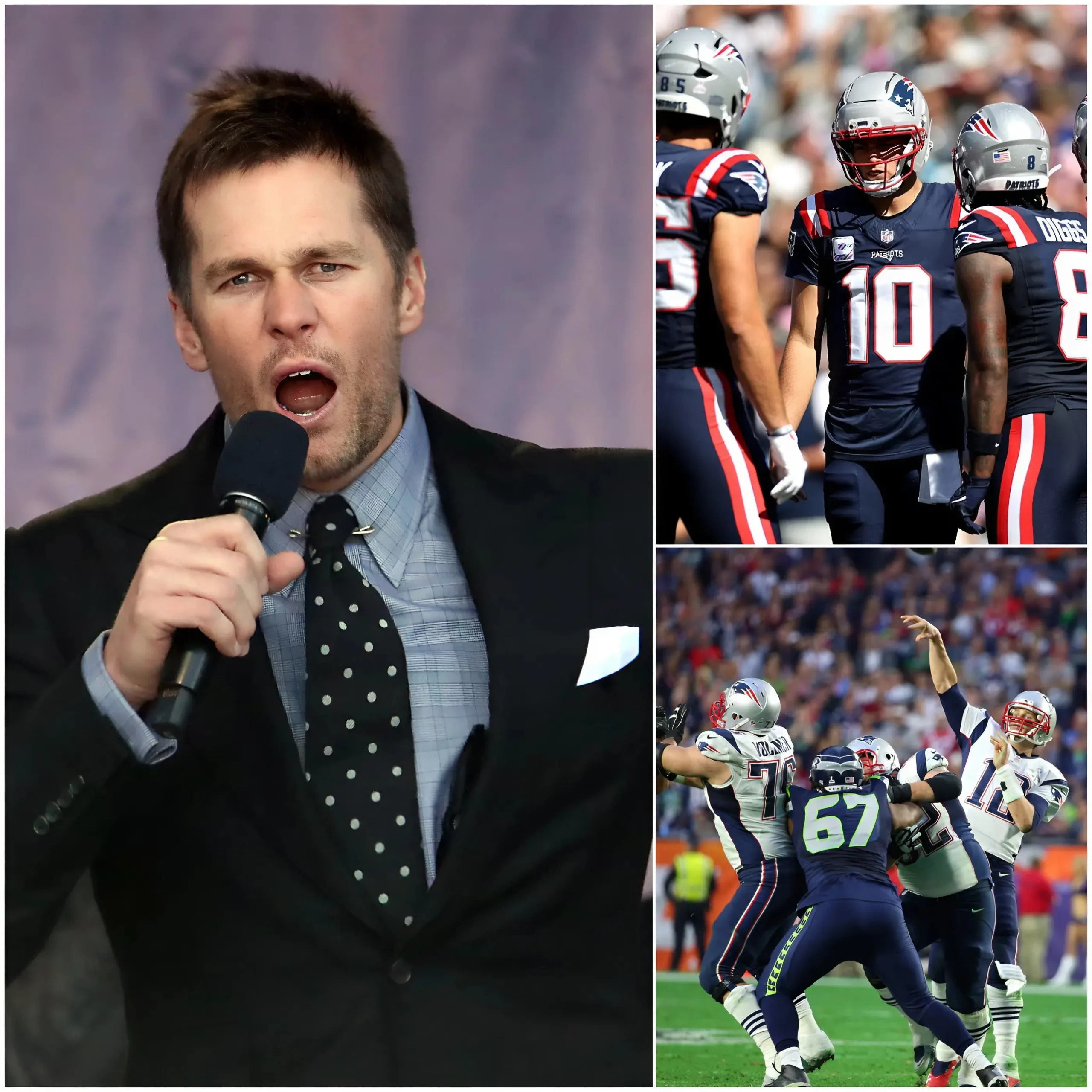 Cover Image for TEARS AND AN APOLOGY: Tom Brady breaks his silence, declaring his heart will always belong to the Patriots amidst a storm of criticism!