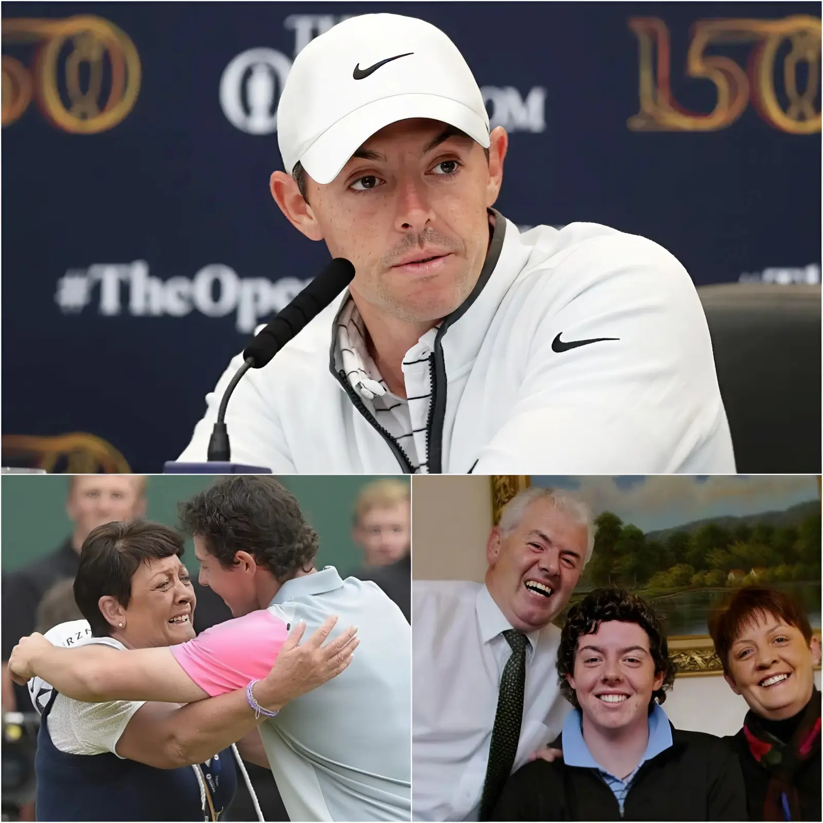 Cover Image for “People always see me calm and smiling on the course, but no one knows my mom had to sell our only family home in Holywood, Northern Ireland… just so I could keep playing golf.” In a nearly two-hour interview on a golf podcast, Rory McIlroy, the young professional golfer, broke down for the first time. Tears streamed down his face as he opened up about the real struggles of his childhood — the years his family lived on the edge financially, the long walks to practice because they didn’t have a car, the tournaments he couldn’t afford to join, and the painful reality of being rejected over and over by youth golf programs…💔