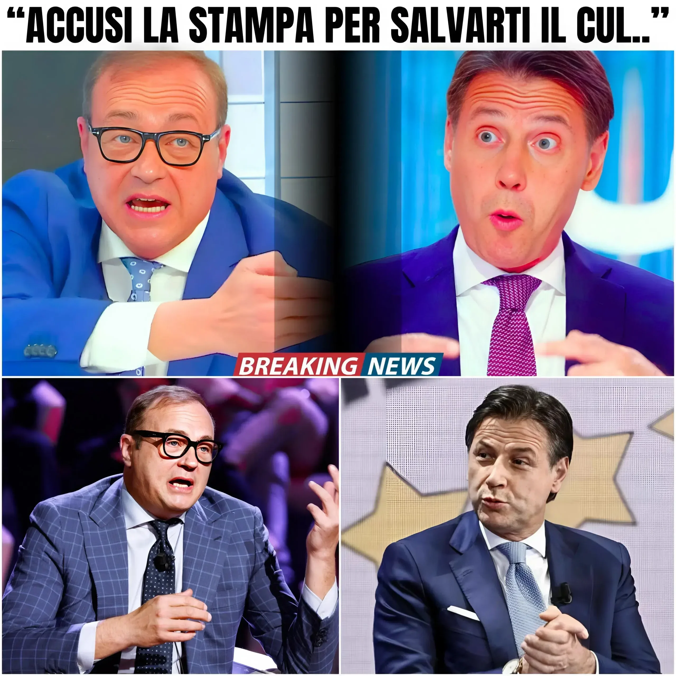 Cover Image for 🚨 🇮🇹 IMPERDIBILE ATTACCO! Cerno ASFALTA Conte e i 5 Stelle in Diretta TV!