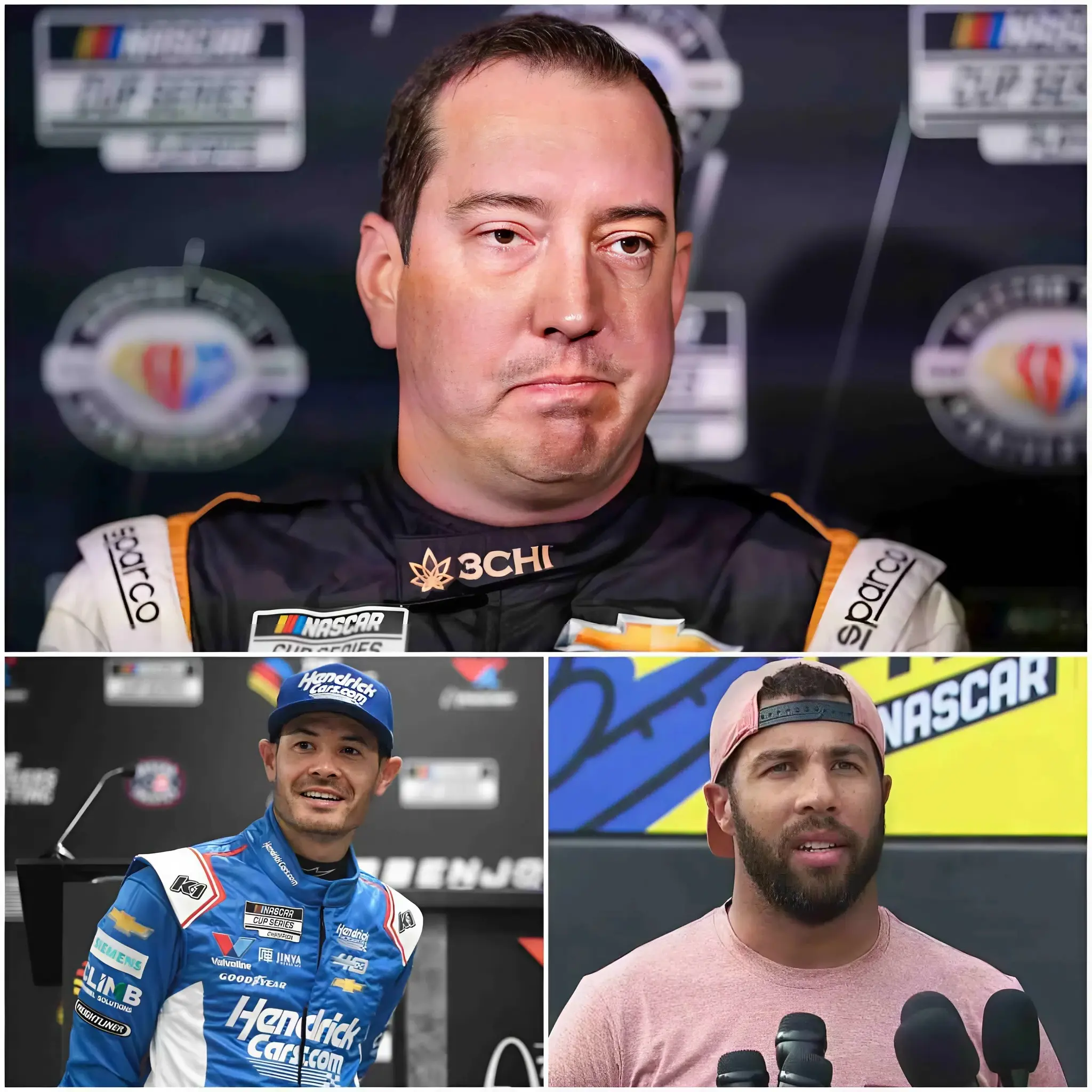 Cover Image for 5 MINUTES AGO🚨: NASCAR 2026 SHOCKS DAYTONA 500! Kyle Busch, Kyle Larson, and a host of other NASCAR “big names” secretly unleash a devastating blow: a covert lawsuit aimed at permanently removing Bubba Wallace from NASCAR—when sensitive evidence of his controversial past unexpectedly leaks… forcing NASCAR to make a landmark decision right before Daytona 500👇👇👇