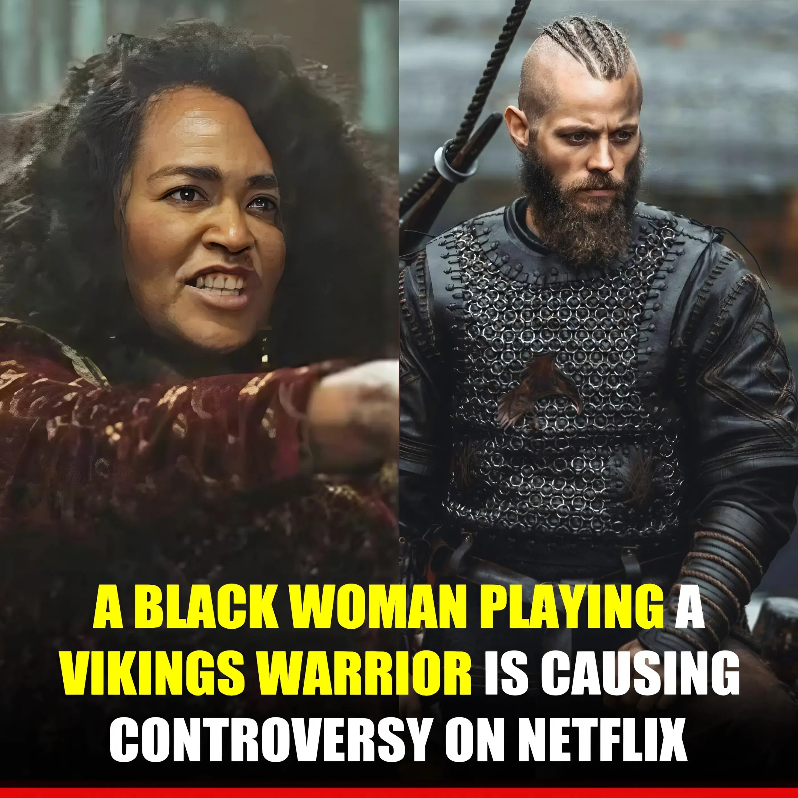 Cover Image for A Black actress has sparked controversy after being cast as the legendary Viking warrior Haakon Jarl, who ruled Norway from 975 to 995.