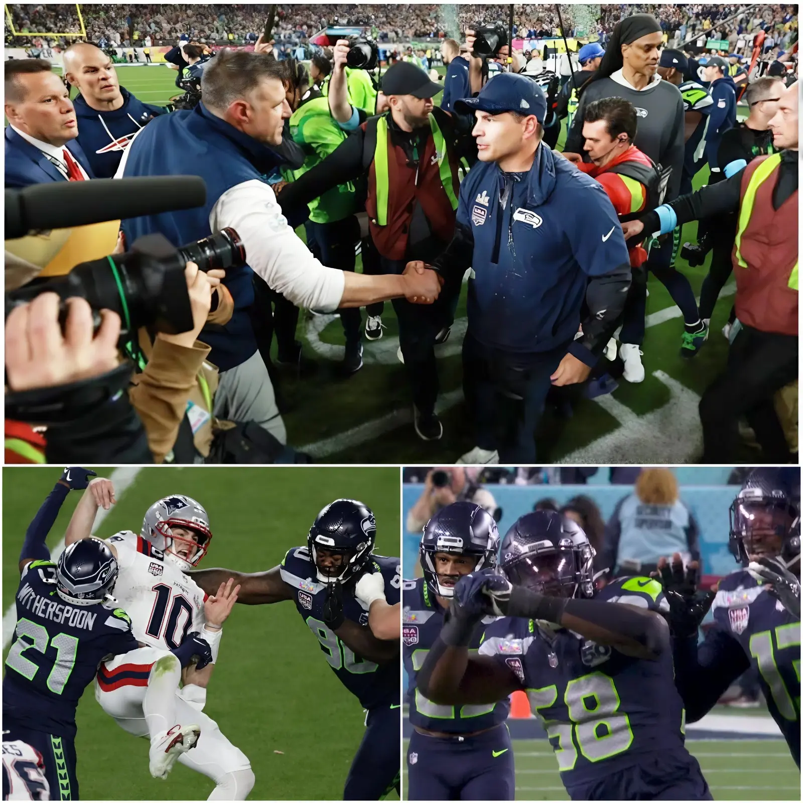 Cover Image for THIS HANDSHAKE WAS FAR FROM CORDIAL — IT WAS THE FLASHPOINT THAT IGNITED A BITTER CONFLICT, A FULL-BLOWN SHOWDOWN BETWEEN MIKE VRABEL AND MIKE MACDONALD, NOT JUST IN TONIGHT’S GAME BUT THROUGHOUT A TURBULENT SEASON STILL TO COME.