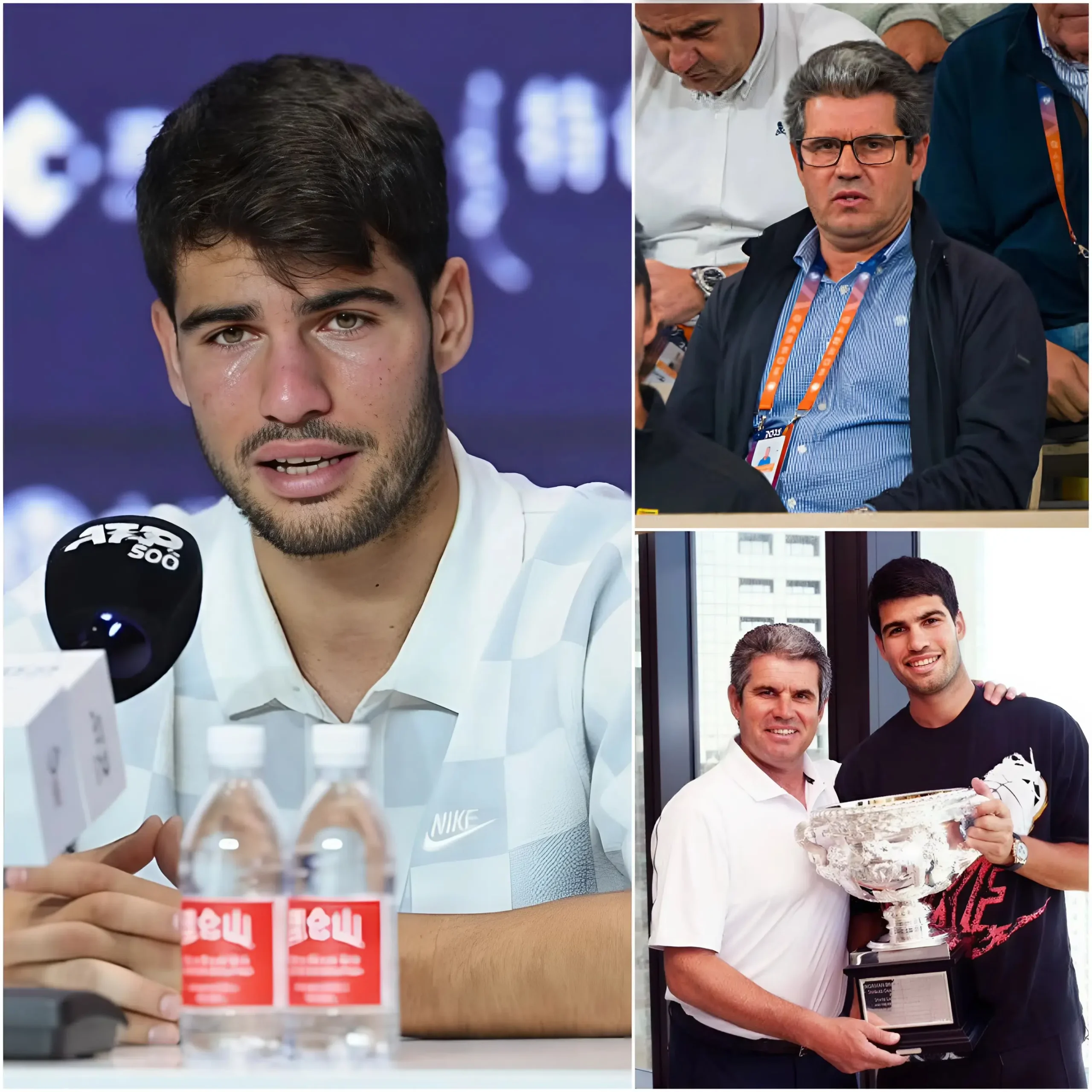 Cover Image for 😢 TRISTES NOTICIAS Hace apenas 30 minutos en Mallorca, el mundo del tenis quedó en silencio cuando Carlos Alcaraz compartió emocionado una actualización sobre su querido padre — Carlos Alcaraz González. En un momento conmovedor y lleno de emoción, la estrella del tenis español dejó atónitos a los aficionados al revelar que él actualmente…