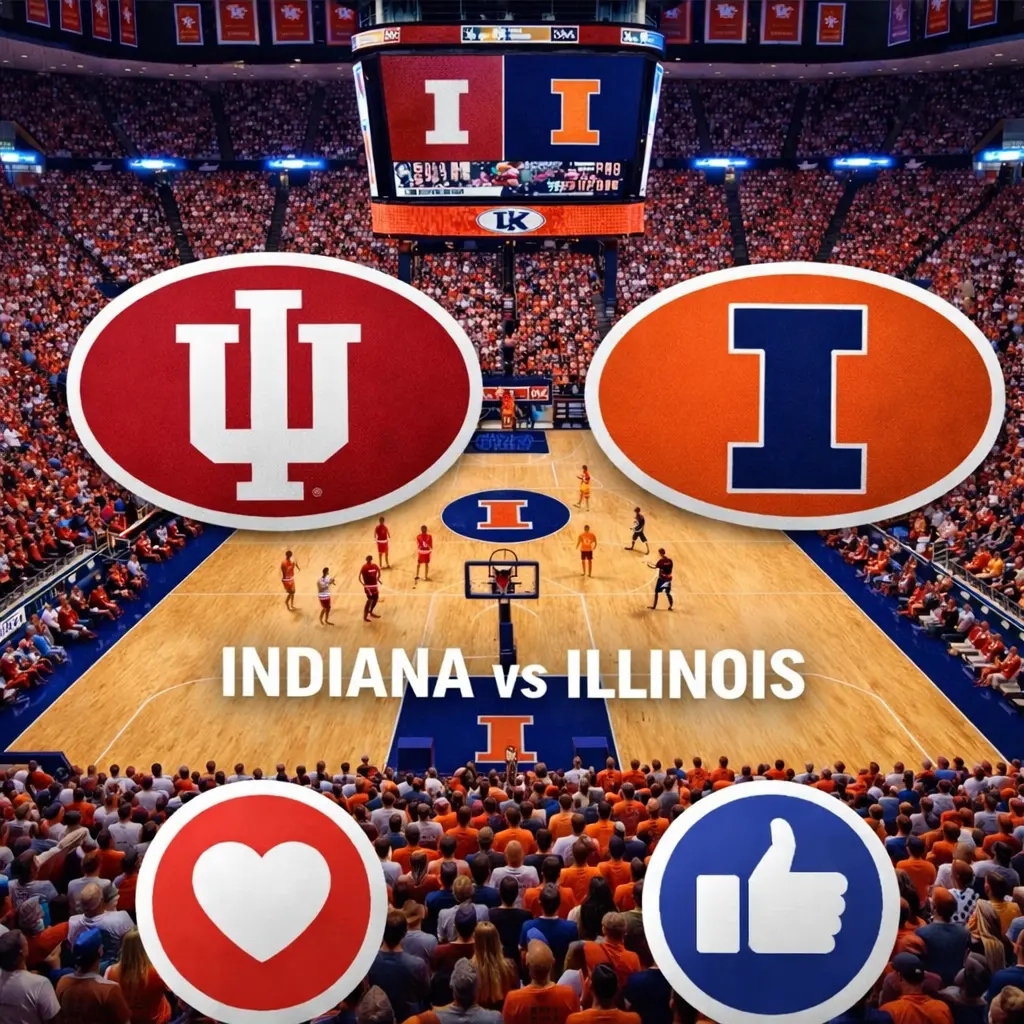Cover Image for 📅 SCHEDULE UPDATE: I ndiana hoosiers vs Illinois Fightings — TIME CHANGE NOTICE..