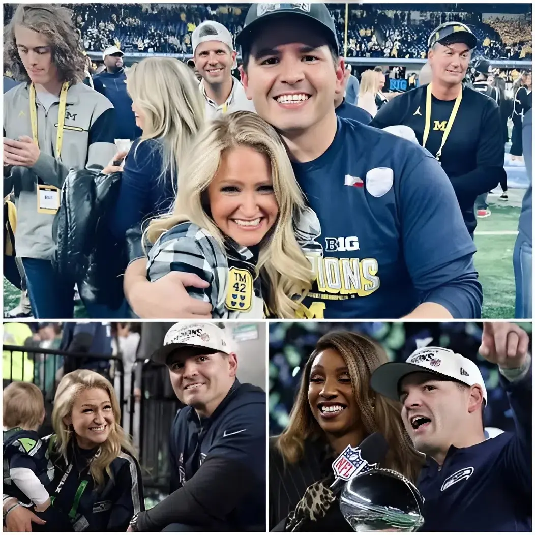 Cover Image for 10 MINUTES AGO : “Thank you for believing in my husband,” Stephanie Macdonald wrote following the Seattle Seahawks’ commanding 29–13 victory over the New England Patriots. She highlighted the immense pressure Coach Mike Macdonald faced — leading the team, managing sky-high expectations, and honoring the proud legacy of the Seahawks. Rather than buckling under that weight, Coach Macdonald turned pressure into focus and resolve, guiding Seattle to a decisive and well-earned win. As the final whistle blew and the stadium erupted, Macdonald stood quietly with a faint smile — a silent testament to his relentless dedication and his ability to deliver when it matters most. In that defining moment, his leadership spoke louder than words.