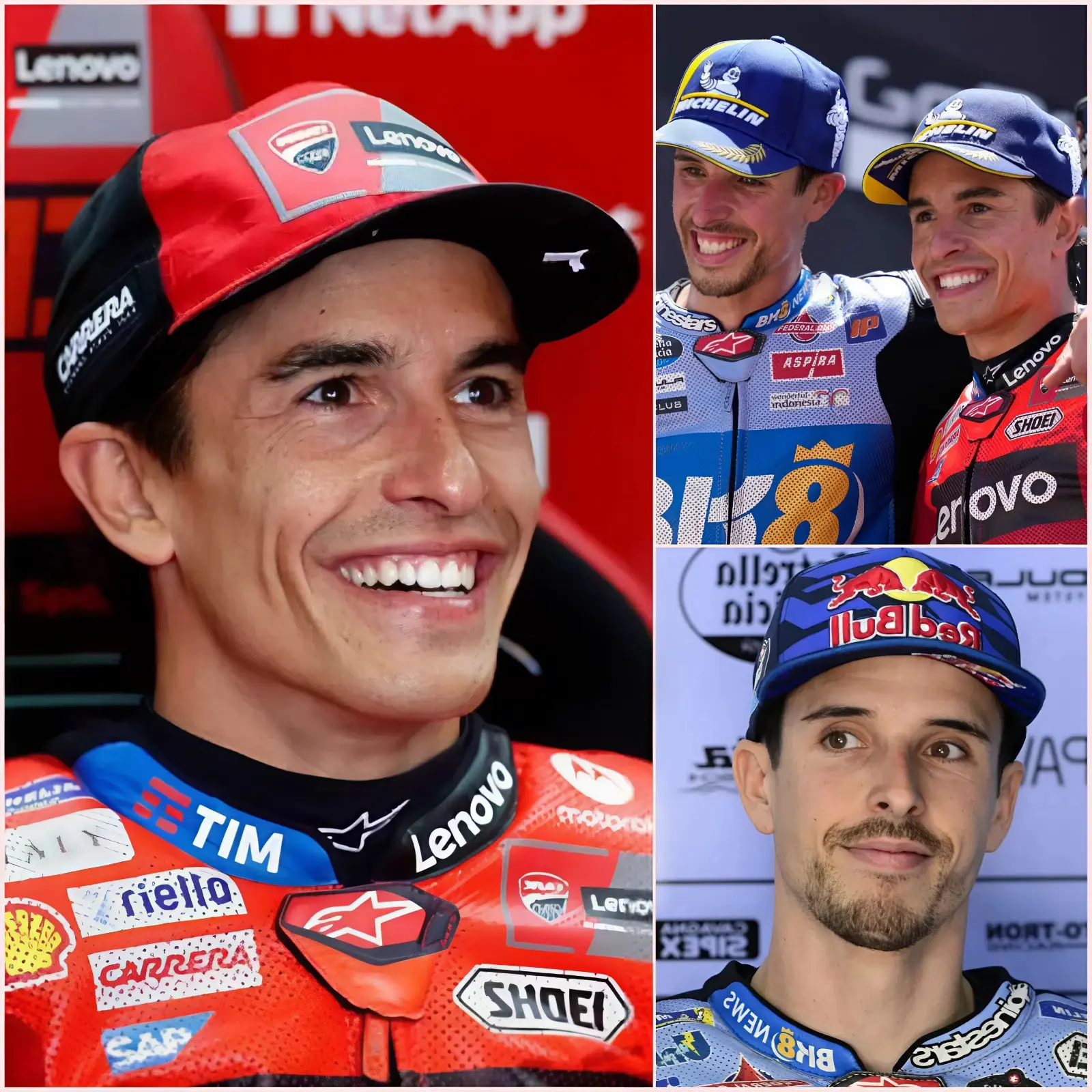 Cover Image for 🚨 “HE DESERVES A BETTER PLACE” Marc Márquez’s blunt statement is causing a stir in the MotoGP world, as he unexpectedly revealed Alex Márquez’s future in 2026. Amidst rumors of Ducati secretly preparing a multi-million dollar transfer, this statement is like adding fuel to the fire. The transfer market is hotter than ever, and a real shock is probably only a matter of time.
