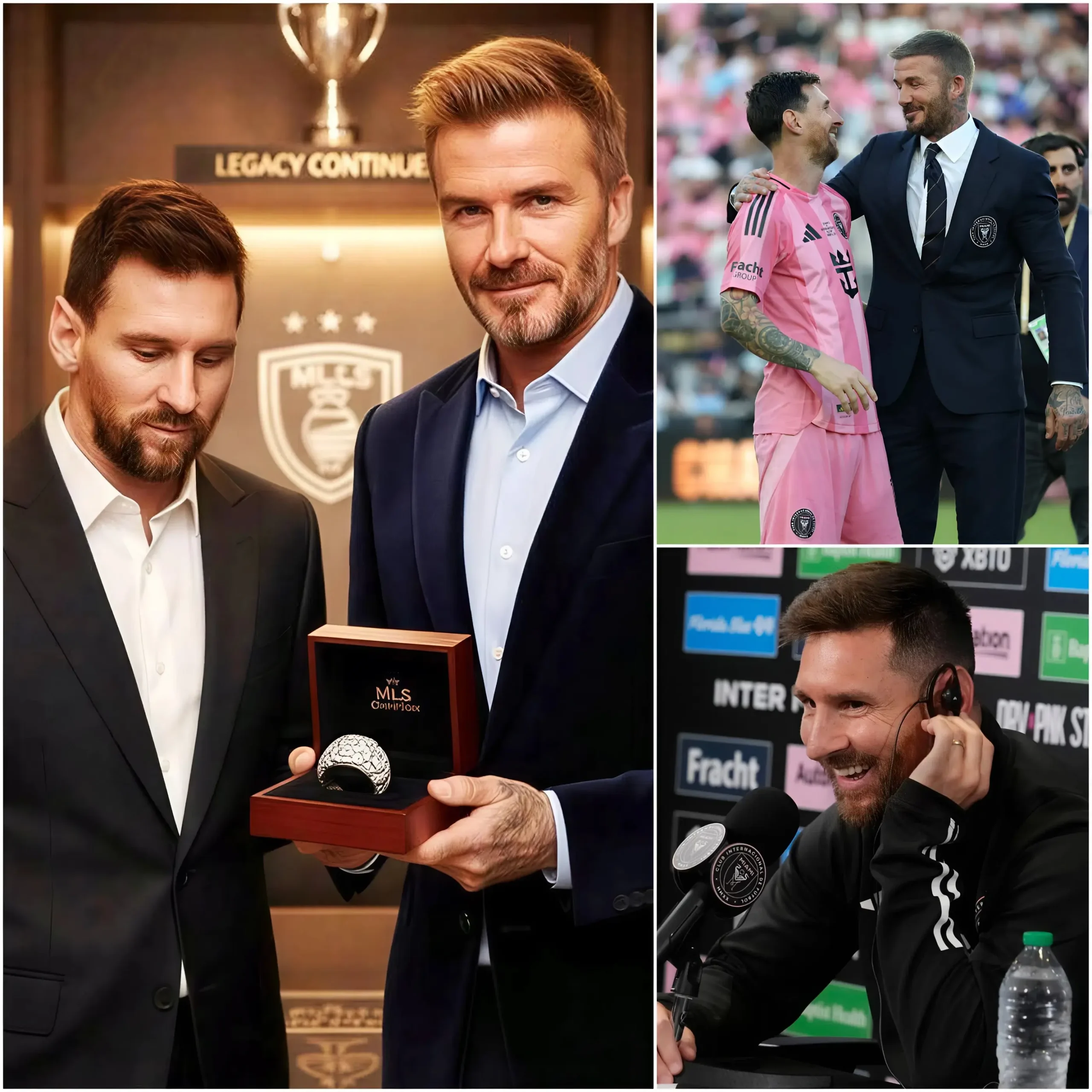 Cover Image for “I DON’T NEED THAT RING…” – Messi surprised many when he announced that he would refuse to accept the diamond ring awarded to the Best Player of the 2025 MLS season, personally presented by club president David Beckham. He revealed the reason he did not need this honor through a ten-word message that left everyone astonished.