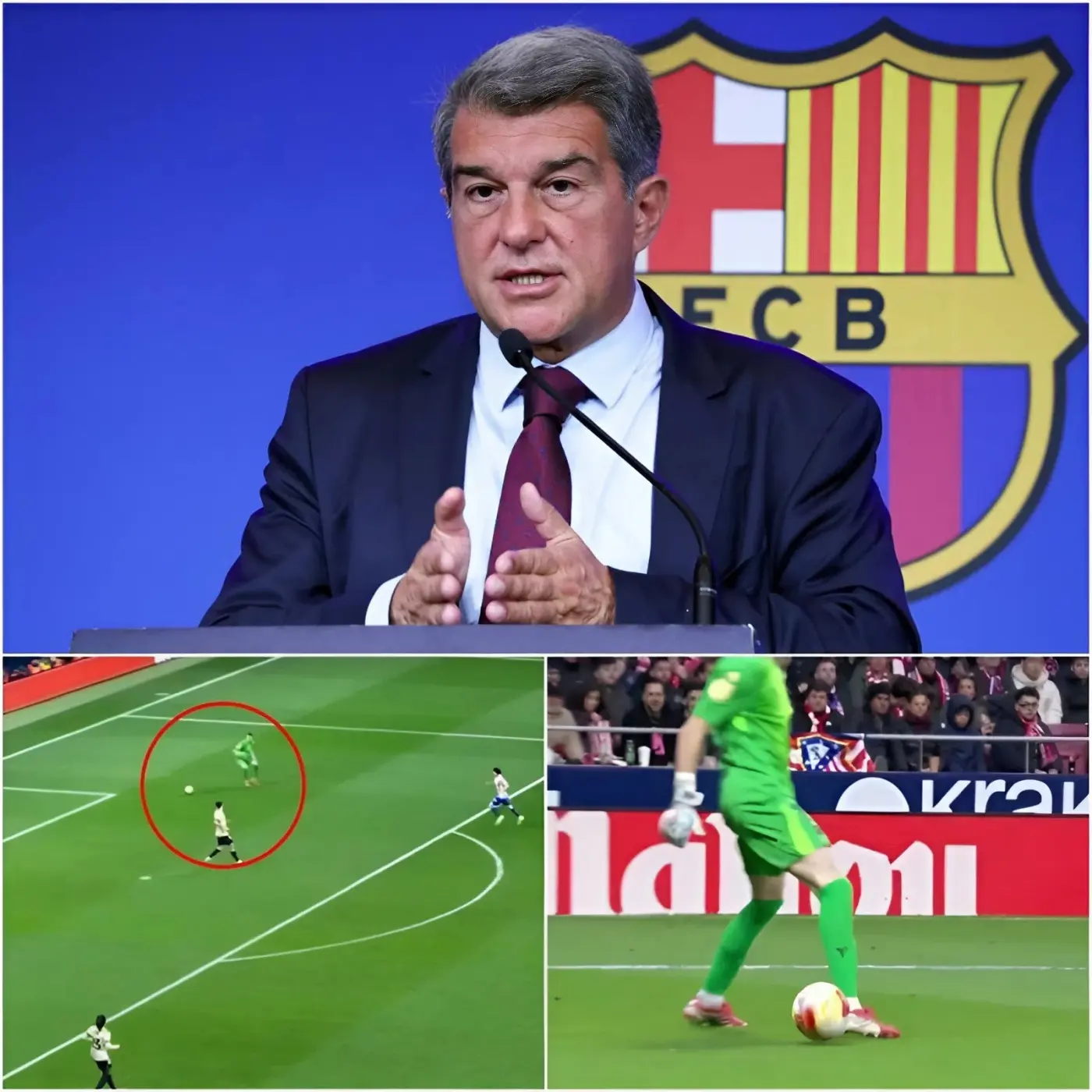Cover Image for 🚨BREAKING: “Tell him to pack his bags and leave my club immediately, because I DO NOT TOLERATE lazy players… I can’t be paying him a high salary and not make a profit from it” – Barcelona president Joan Laporta has ordered Hansi Flick that they must sell the £30m flop as soon as possible or risk losing their jobs. It caused the second and third goals 😡😡😥 Big decisions are coming at Barça 👀🔥 LINK TO THE FULL STORY IN THE COMMENTS SECTION 👇