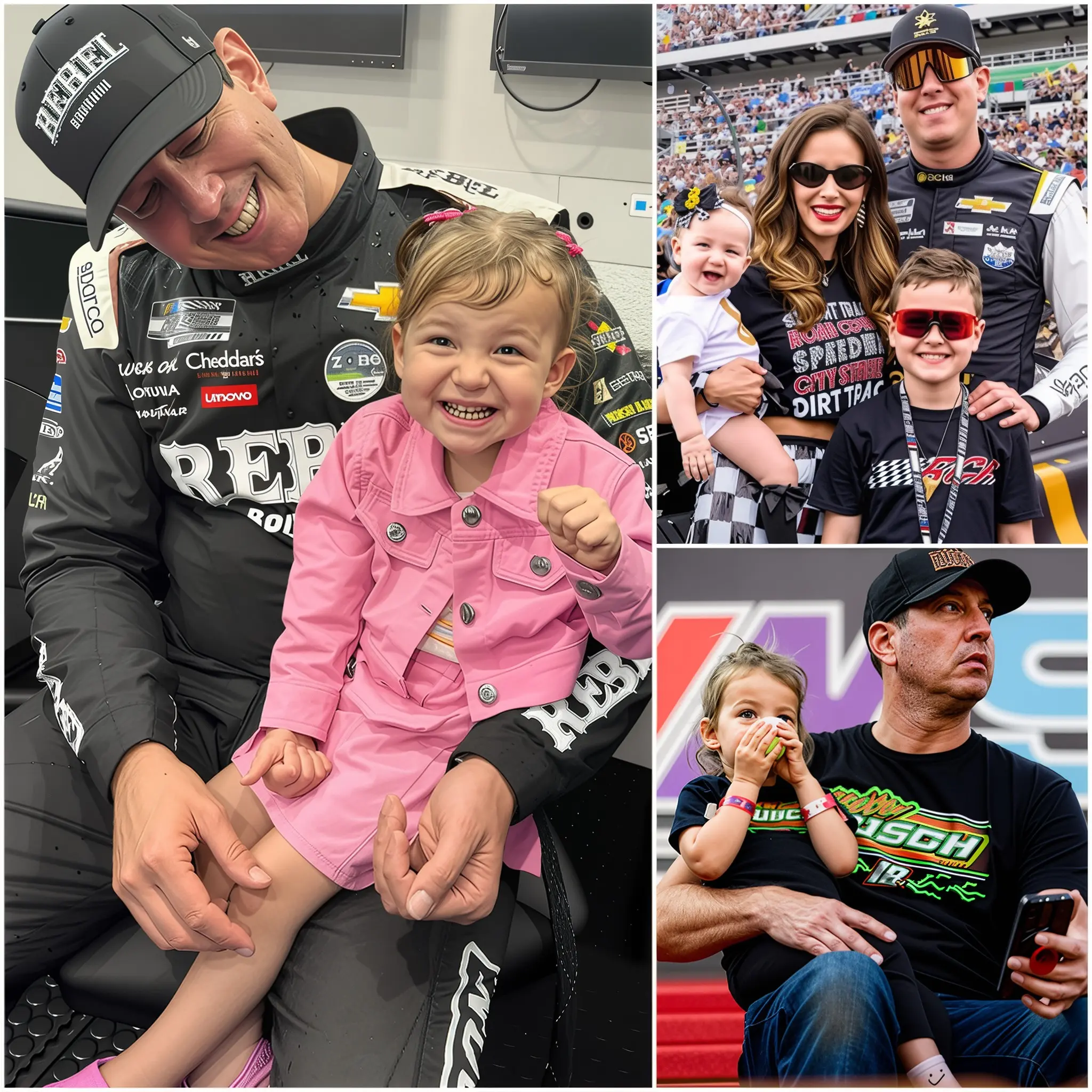 Cover Image for SHOCKING TRUTH BEHIND THE WHEEL: 12 words from Lennix Key Busch “saved” Kyle Busch during the darkest moments of his career. No one could have imagined that a tough driver like Kyle Busch could “melt” and find faith in such a simple phrase. When the cameras went off and the engines fell silent, those 12 sacred words about Lennix transformed bitter defeats into extraordinary motivation. The entire NASCAR world is stunned by the healing power that Lennix brought to her legendary father.