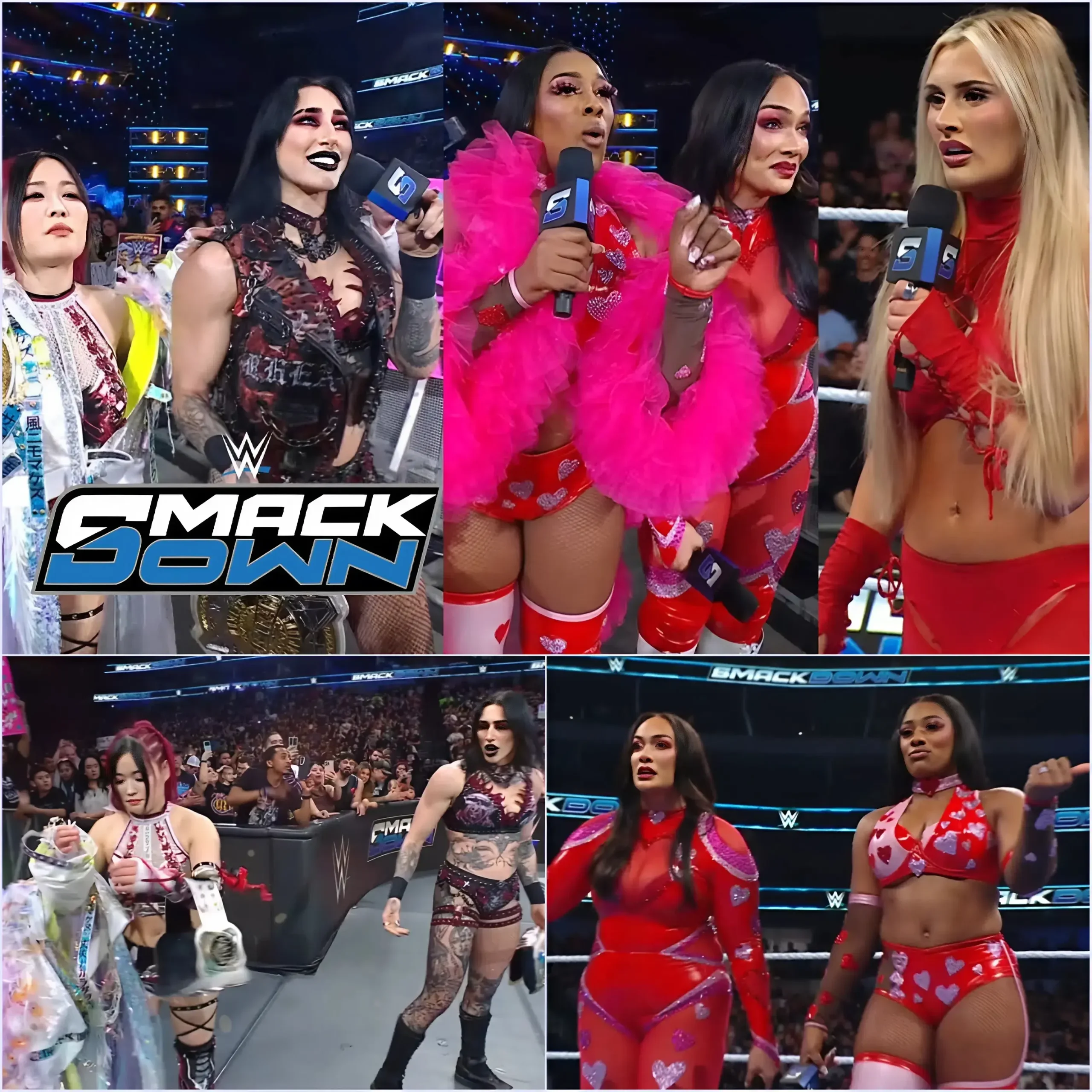 Cover Image for 🚨 TIFFY TIME Returns! Rhea Ripley & Iyo SKY Send Warning Before Elimination Chamber Showdown 👇