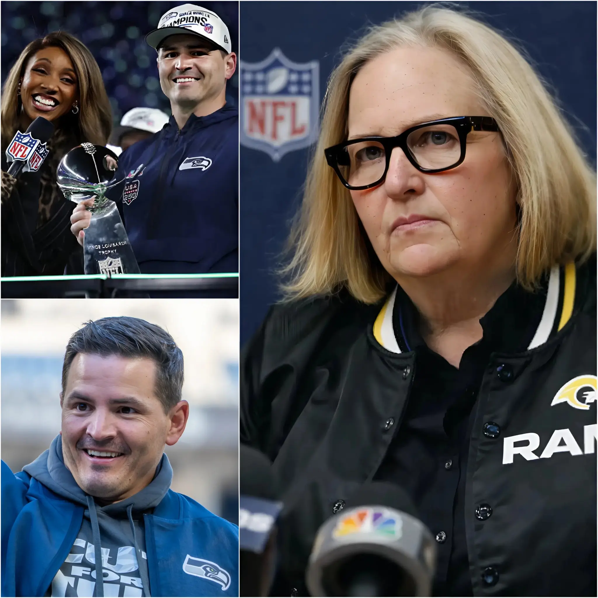 Cover Image for 🚨 BREAKING NEWS: A crucial, closed-door meeting lasting over an hour between senior executives and coaching staff of the Seattle Seahawks, convened just three days after their powerful Super Bowl 2026 victory, has officially concluded in a tense atmosphere. In a shocking and dramatic statement, Chairwoman and CEO Jody Allen personally stepped forward to confirm that Head Coach Mike Macdonald will… Full explosive details revealed in the comments below 👇👇