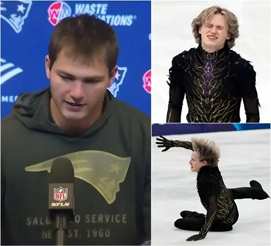 Cover Image for 🚨 SHOCKING NEWS: Drake Maye, the rising NFL quarterback, has just sent a powerful message of admiration to Ilia Malinin after his Olympic setback, declaring that even when the moment does not go your way, your spirit and resilience still shine brighter than the result. He shared that watching Malinin compete, he could feel the determination and heart poured into every movement regardless of the outcome, emphasizing that defeat does not define a person—what truly defines them is the courage to rise after every fall and keep pushing forward. Maye added that Malinin inspires not only athletes but anyone who believes in fighting until the very end, expressing absolute confidence that he will return stronger than ever and carve his name into history once again. Moments later, Ilia Malinin responded with just 10 words, a reply so powerful and unexpected that it left the entire sports world breathless.