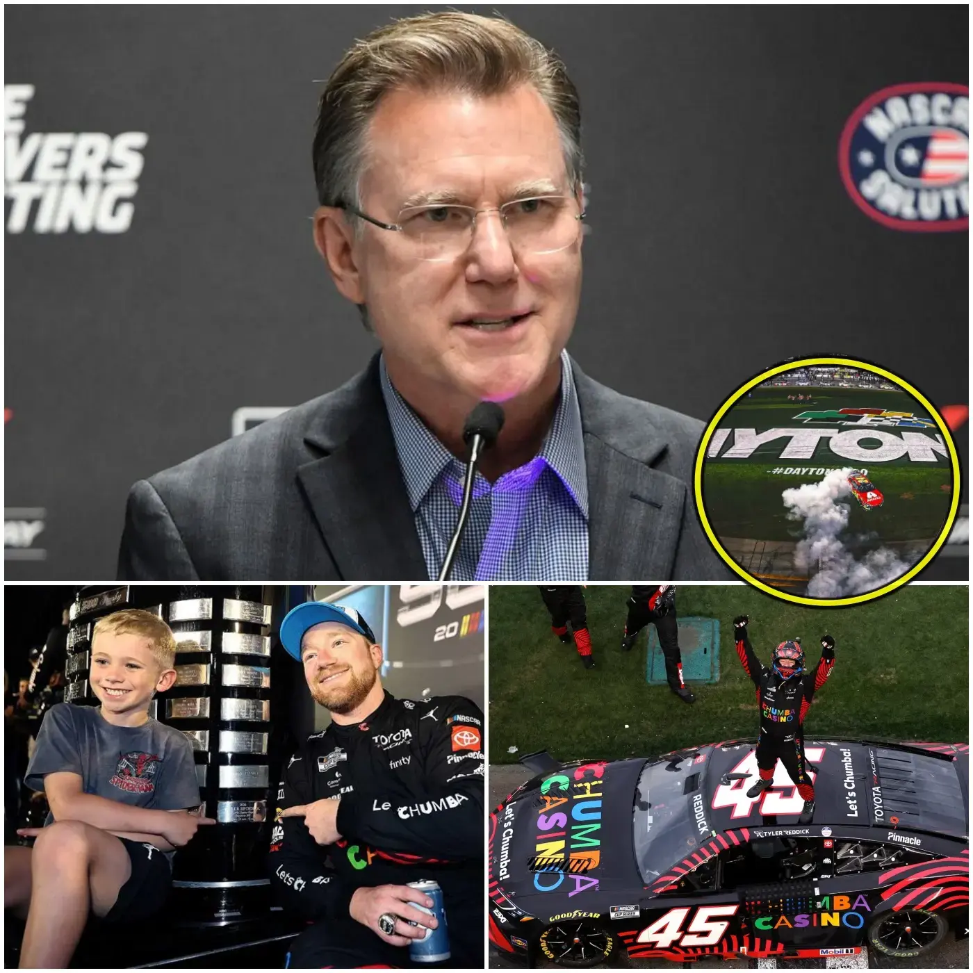 Cover Image for BREAKING NEWS!! NASCAR CHANGES RULES after Tyler Reddick’s illegal victory following allegations of cheating to gain an advantage at Daytona 500 👇