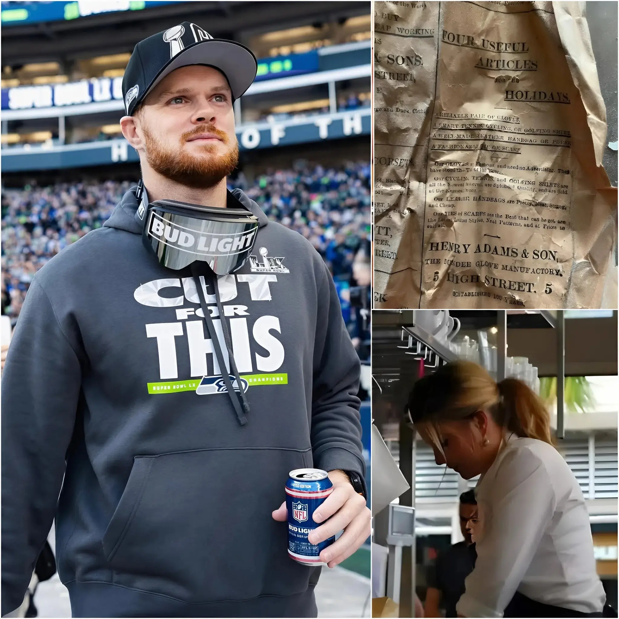 Cover Image for ✨ Sera, a 22-year-old waitress, had absolutely no idea that the quiet man she was serving was actually Sam Darnold, the well-known NFL quarterback. Sitting discreetly, Darnold ate simply, drawing no attention to himself, far from the spotlight and any display of fame. As he prepared to leave, he placed a neatly folded note on the table, accompanied by a gentle smile. When Lily opened it, she burst into tears. That moment marked the beginning of a completely new chapter in her life…. 🔥