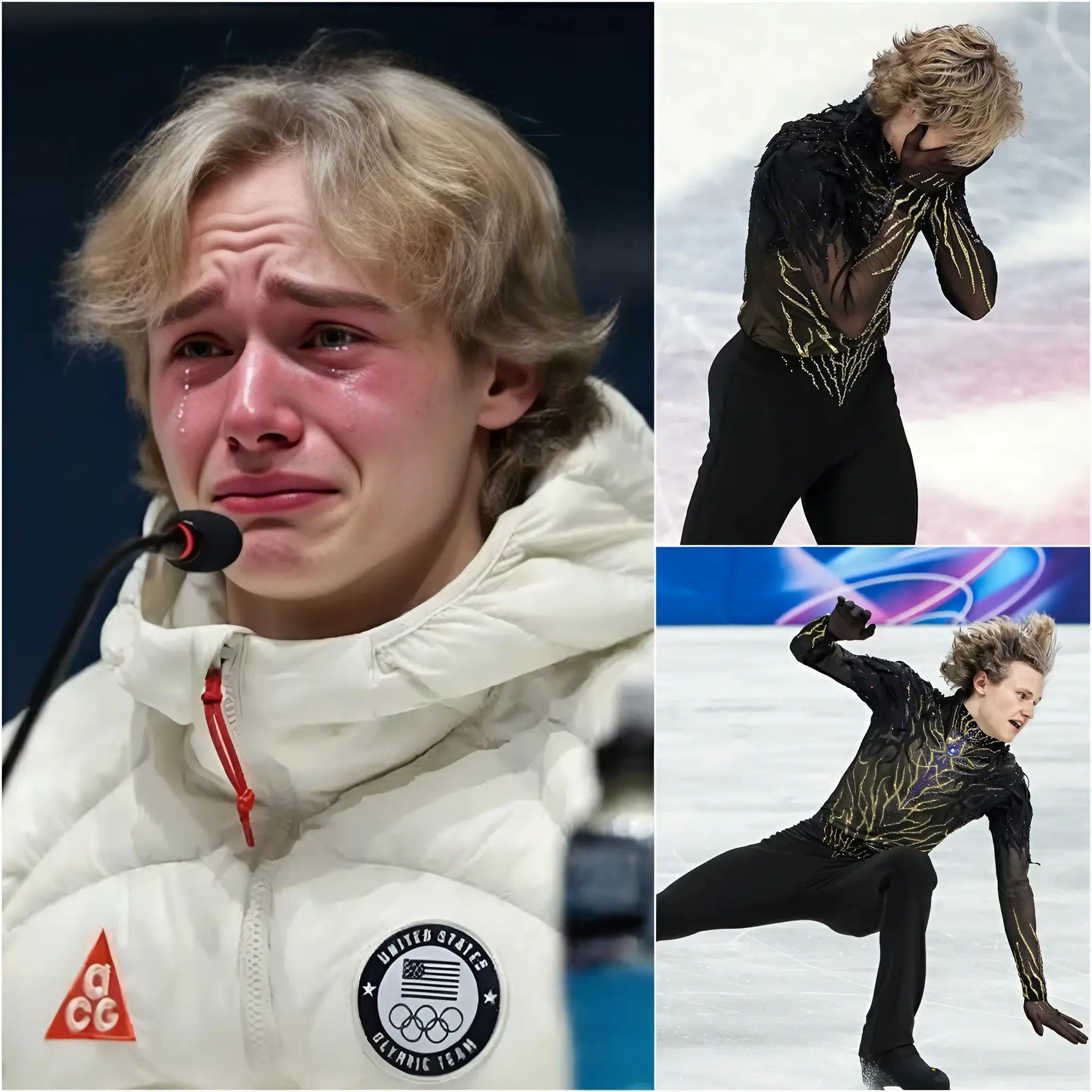 Cover Image for 🚨 “I CAN’T TAKE IT ANYMORE…” – Ilia Malinin broke down mentally after his failure at the 2026 Winter Olympics, facing a wave of intense criticism and threats from the public. The athlete said he constantly received harsh and abusive messages, including a shocking one: “You bastard, never skate again.” In a moment of emotional turmoil, Malinin revealed the truth he had kept hidden for so long, shocking the entire figure skating world and leaving everyone in disbelief about what actually happened behind his performance.