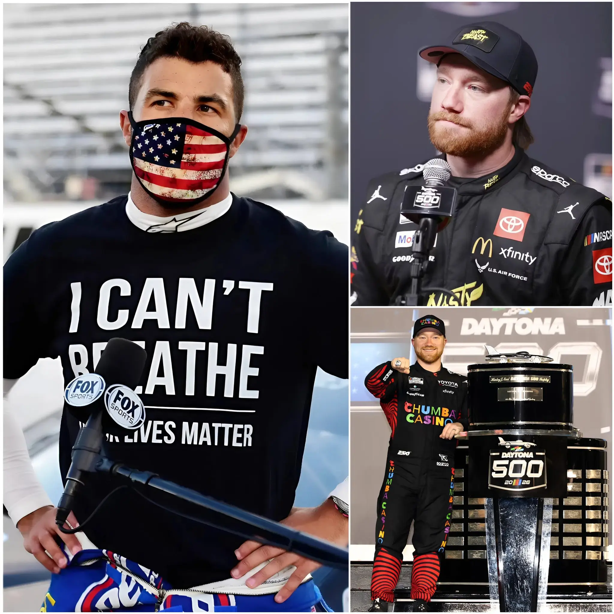 Cover Image for 🔥 After finishing in 8th place at the Daytona 500, Bubba Wallace accused Tyler Reddick of racism, claiming that Reddick had called him a “stupid black guy,” and Wallace even presented evidence to support his allegation. Tyler Reddick immediately fired back with a furious 15-word statement, denying all of Bubba’s accusations and forcing the organizers to urgently launch an investigation!