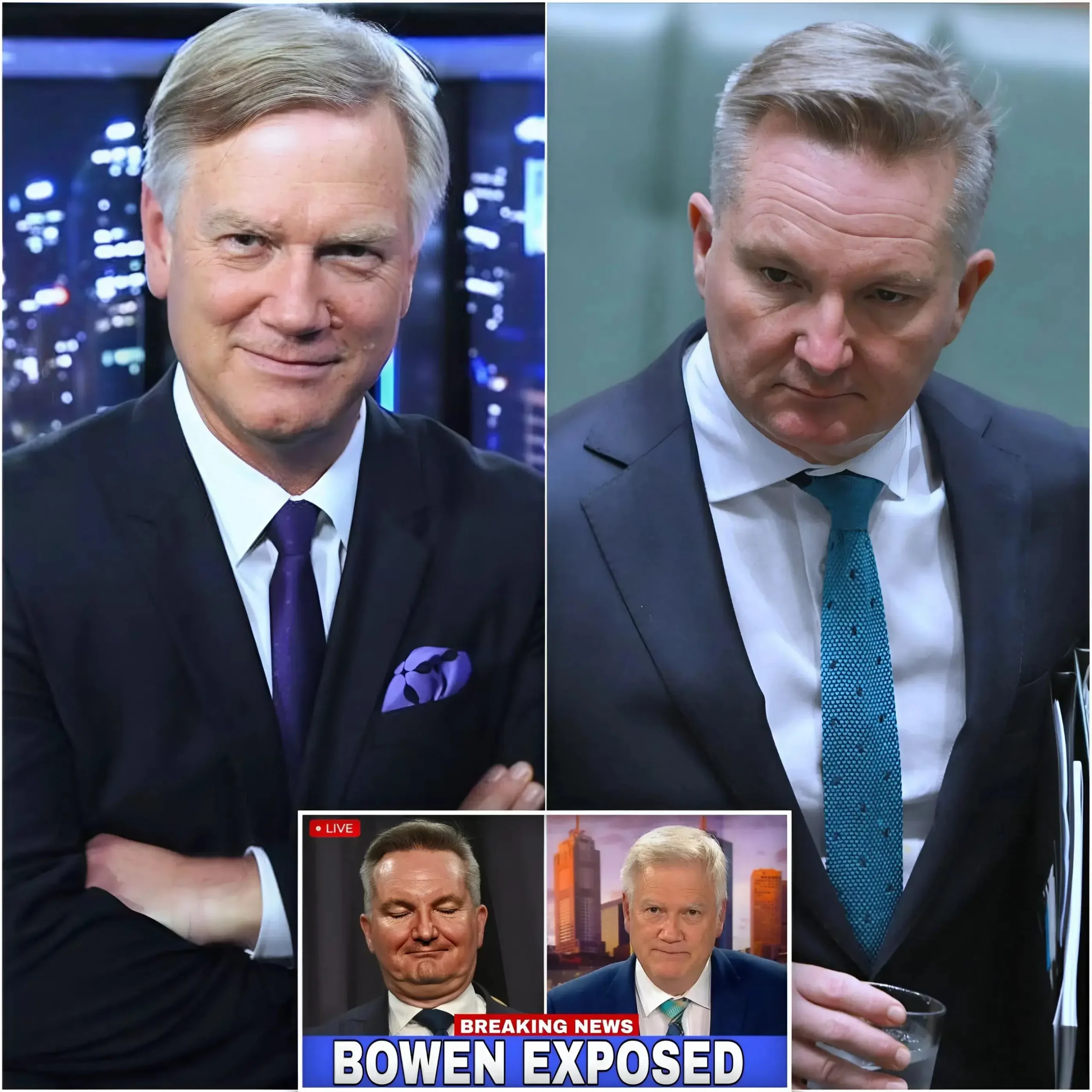 Cover Image for 😱🚨3 MINUTES AGO! CHRIS BOWEN PANICS AS ANDREW BOLT EXPOSES HIS MASSIVE LIES ON LIVE TV – TOTAL MELTDOWN! Climate Minister Cornered in Explosive Sky News Showdown, Grilled Over Skyrocketing Energy Bills and Failed Net-Zero Promises! “You’ve Lied to Australians!” Bolt Thunders, Unleashing Damning Evidence That Leaves Bowen Stammering, Red-Faced and Crumbling Under Pressure! Minister’s Excuses Collapse as Bolt Reveals Truth Behind Labor’s “Cheaper Power” Fairy Tale – Pale-Faced Bowen Stumbles Through Defenses, Turning Routine Interview into Full-Blown Political Catastrophe! Viewers Erupt in Fury: “Bowen Caught Red-Handed – Resign Now!” Nationwide Outrage Explodes in 3 Minutes with #BowenLies Trending Worldwide – Social Media Ignites Like Wildfire, Protests Swarm Canberra, Calls for Immediate Sacking Hit Fever Pitch! Was This the Ultimate Live Exposure That Finally Shatters Labor’s Green Dream and Topples Bowen Forever? The Explosive Clash Leaving Aussies Demanding Answers and Accountability NOW!