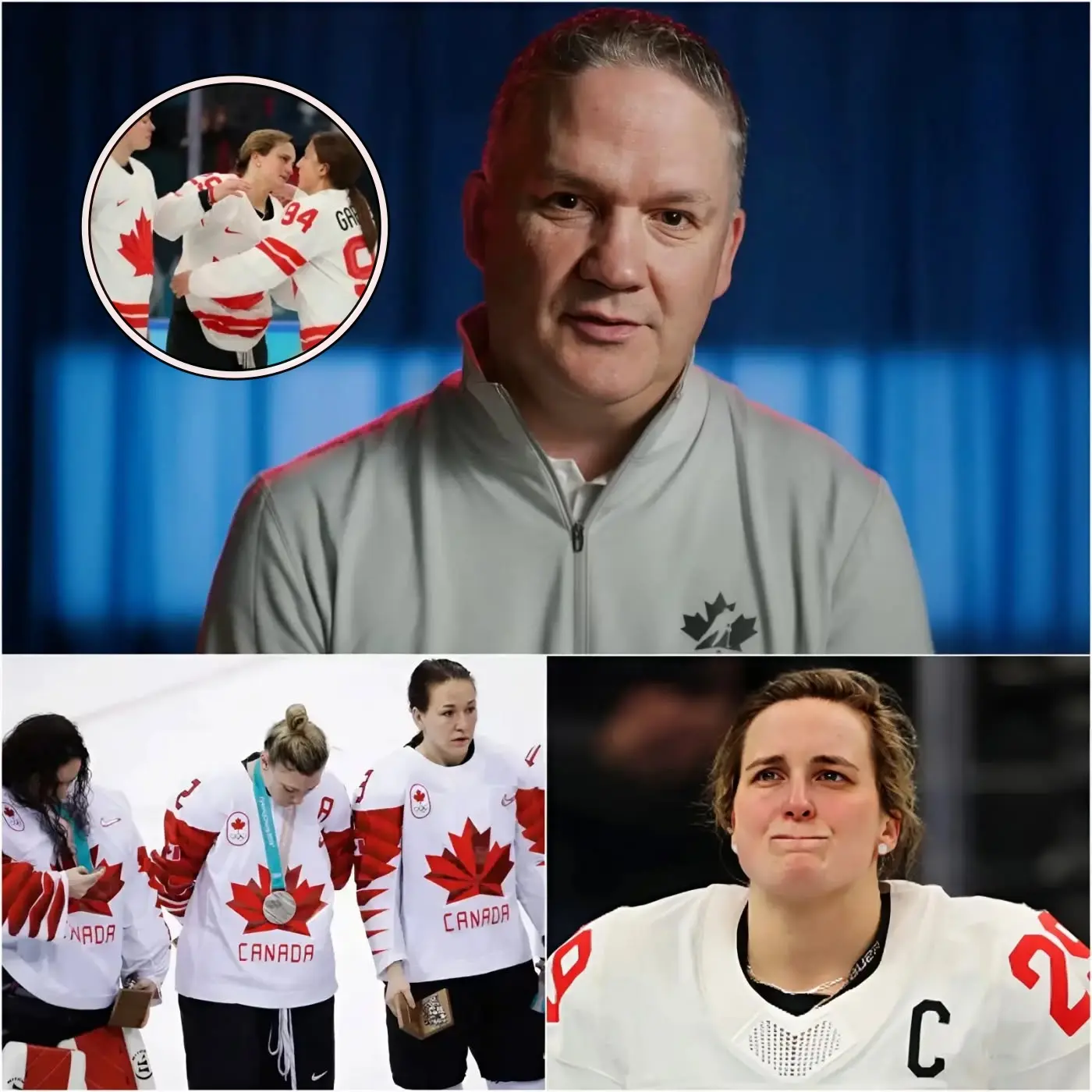 Cover Image for 🚨BREAKING 30 MINUTES AGO: Team Canada women’s head coach Troy Ryan has just revealed the heartbreaking reason why his players, especially captain Marie-Philip Poulin, were unable to perform at 100% and suffered a shocking 1-2 overtime loss to the United States in the women’s hockey gold medal final at the Milano-Cortina 2026 Winter Olympics. Instead of anger, fans are now filled with empathy and concern. “Those girls poured everything they had on the ice tonight,” Ryan said, his voice choked with emotion. “Please understand what they’ve had to face. I’m begging everyone to show some compassion for our team right now…” Upon hearing the full reason, women’s hockey fans in Canada were all moved to tears.