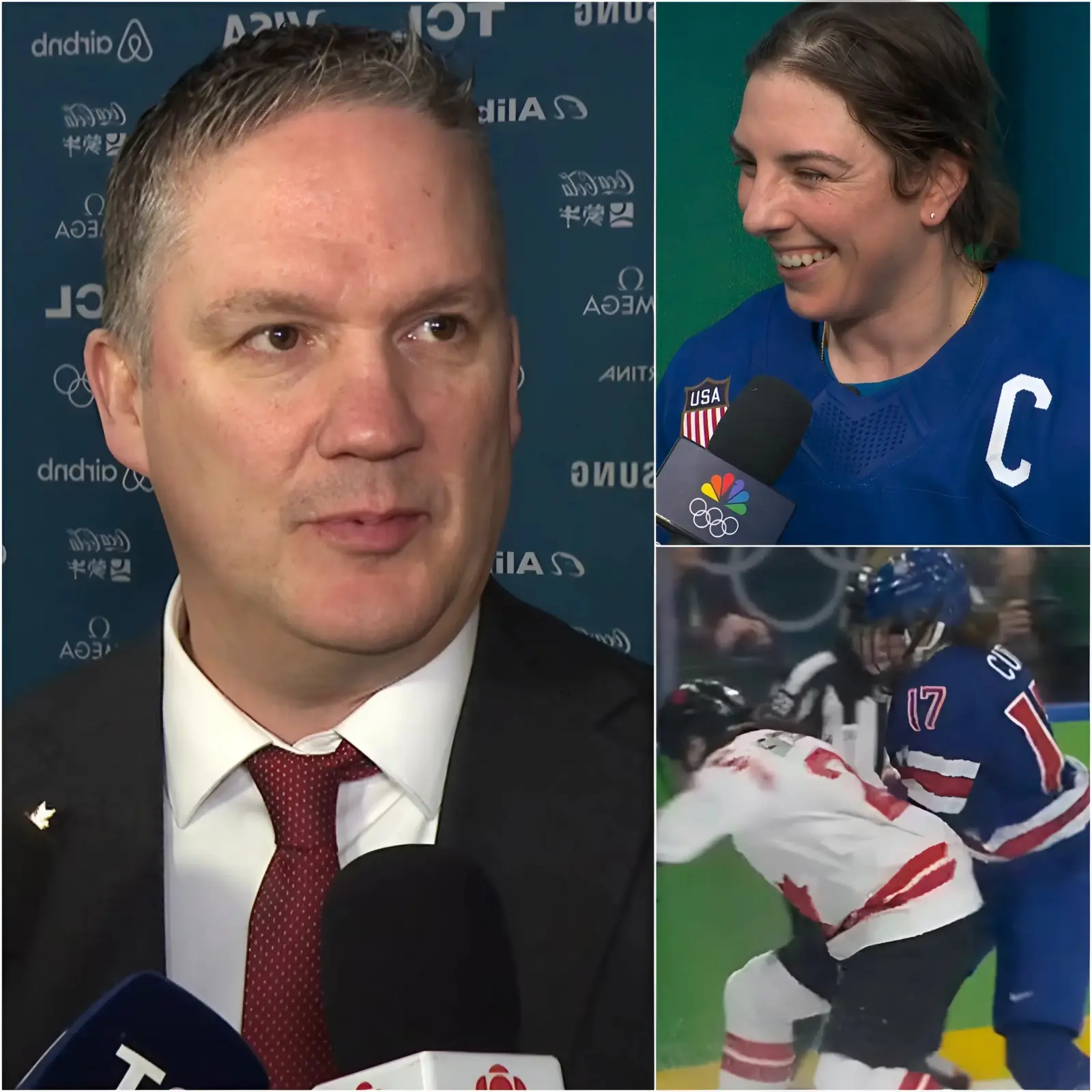 Cover Image for “IF THEY WANT the United States to win at all costs, then just hand them the world championship trophy right now and stop making us play these meaningless games.” Team Canada’s head coach, Troy Ryan, accused the three main referees in the gold medal final of the IIHF Women’s World Championship between Canada and the United States of cheating and deliberately ignoring every infraction committed by the U.S. team, putting Canada at a severe disadvantage. He went even further by insulting Hilary Knight, calling the matchup against her “an insult to our careers” and declaring: “The U.S. has bought off everyone with money and power.” Just 10 minutes later, while ignoring the celebrations with her teammates, Hilary Knight delivered what many are calling the clapback of the century — a response so sharp and composed that it left not only Coach Troy Ryan but the entire Canadian team speechless in stunned admiration.