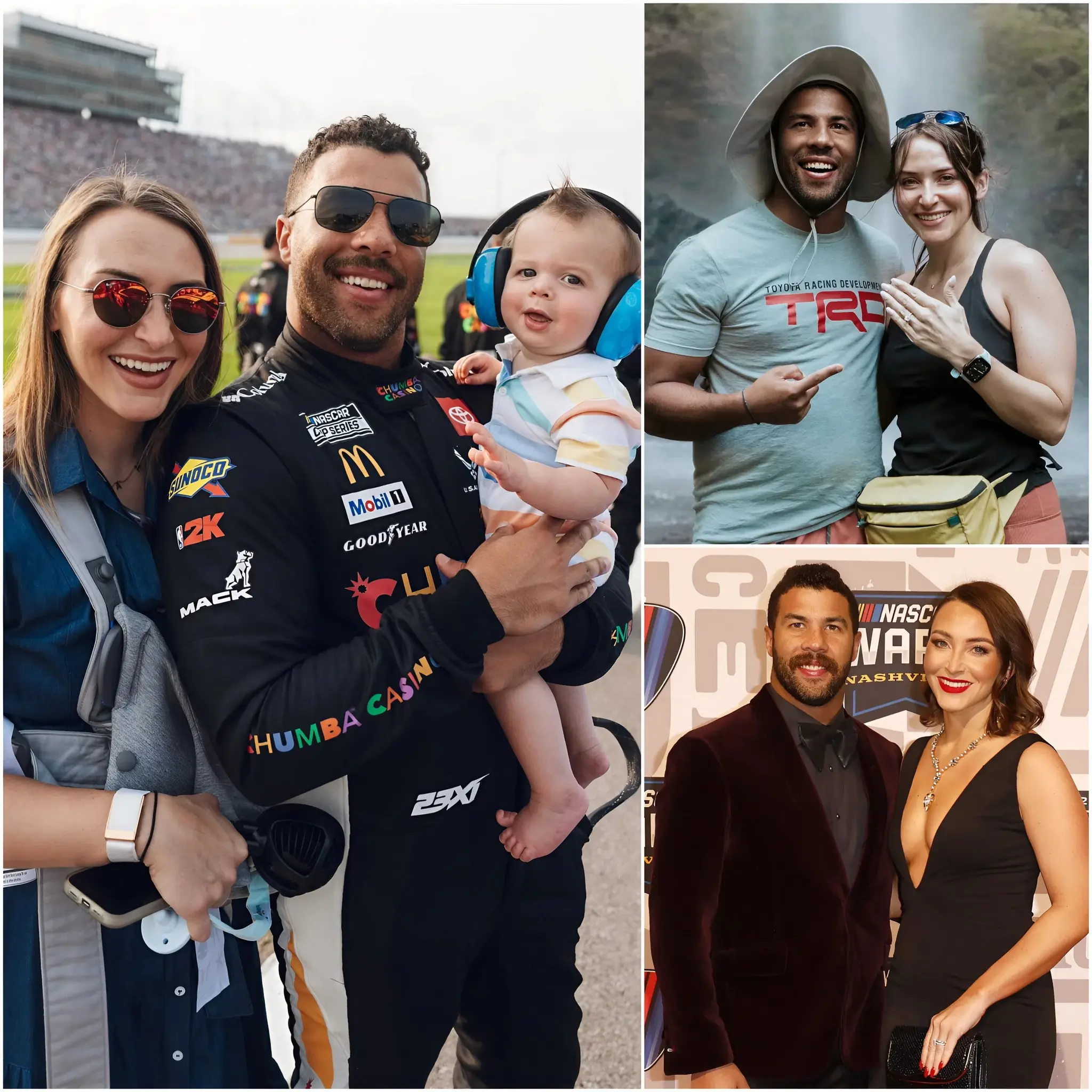 Cover Image for 🚨”MY HUSBAND IS A GOOD RACER, YOU SHOULDN’T TREAT HIM LIKE THAT,” Amanda Carter, wife of the famous NASCAR driver, unexpectedly spoke out in defense of her husband against negative rumors. She asserted that these accusations were baseless and did not accurately reflect her husband’s character. “I will do everything I can to protect my husband,” she firmly stated. This shocking statement surprised many and attracted widespread attention in the community, especially among those who follow Bubba Wallace’s career